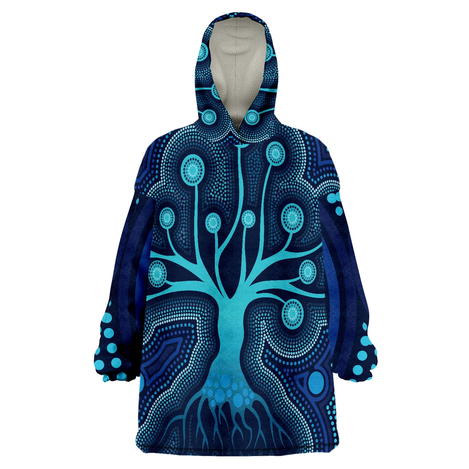 aboriginal-tree-dot-painting-art-ocean-ver-wearable-blanket-hoodie