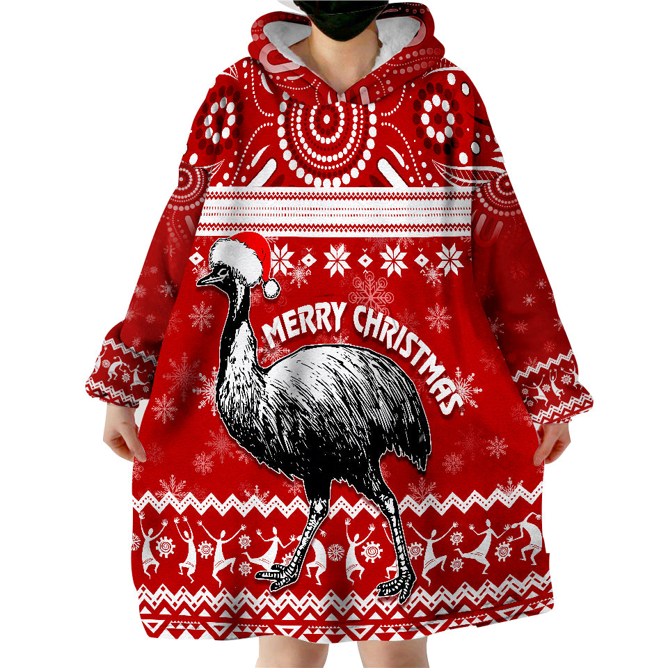 australia-christmas-aboriginal-art-santa-emu-bird-wearable-blanket-hoodie