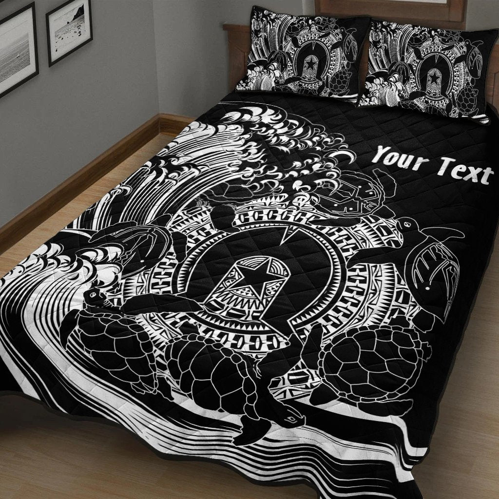 custom-aboriginal-quilt-bed-set-torres-strait-islands-in-wave-black