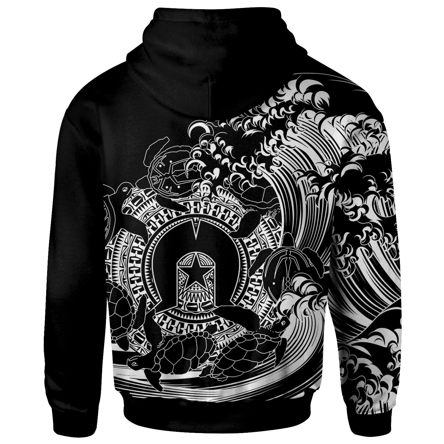 aboriginal-hoodie-torres-strait-islands-in-wave-black-rlt20