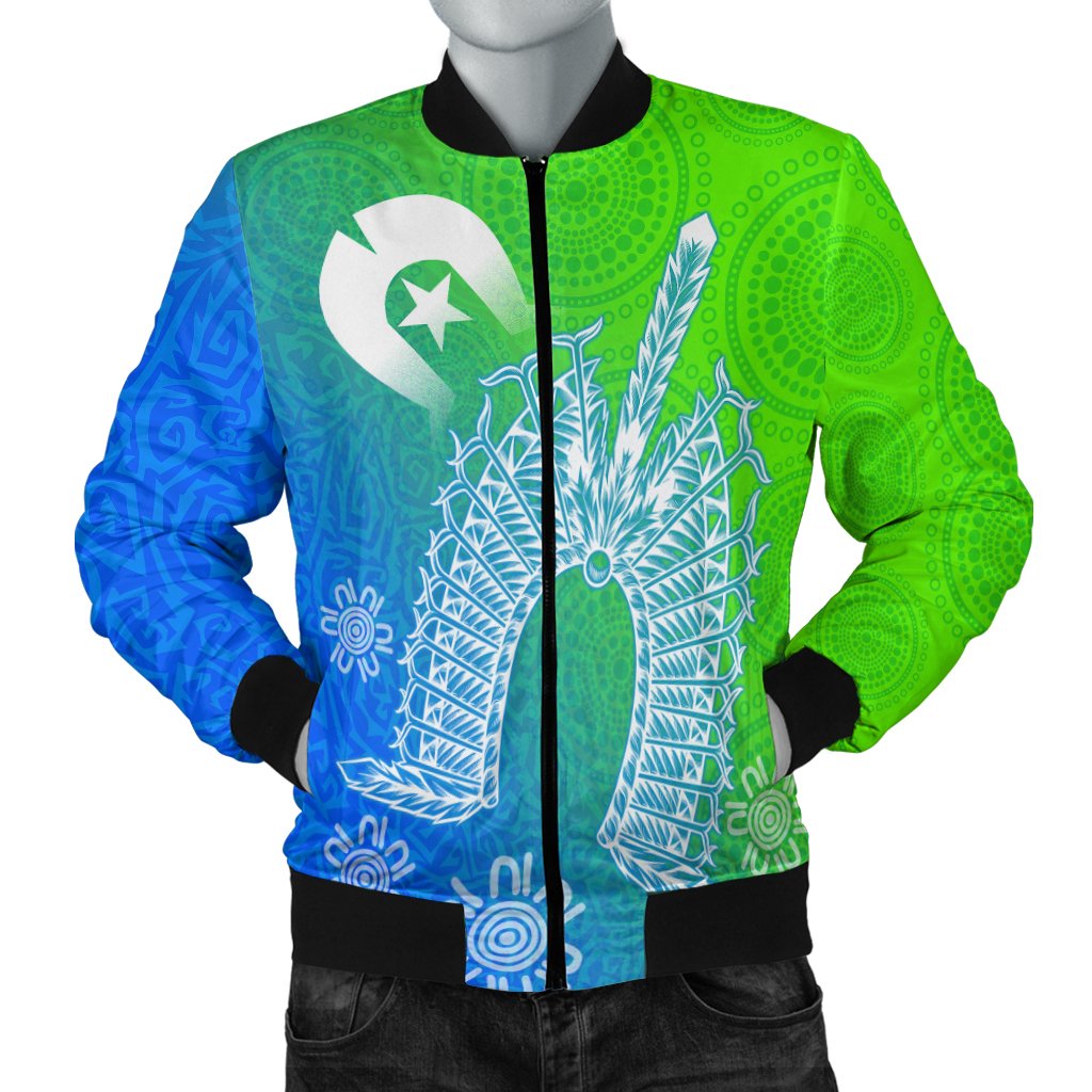 torres-strait-islander-mens-bomber-jacket-dhari-mask-ocean-style