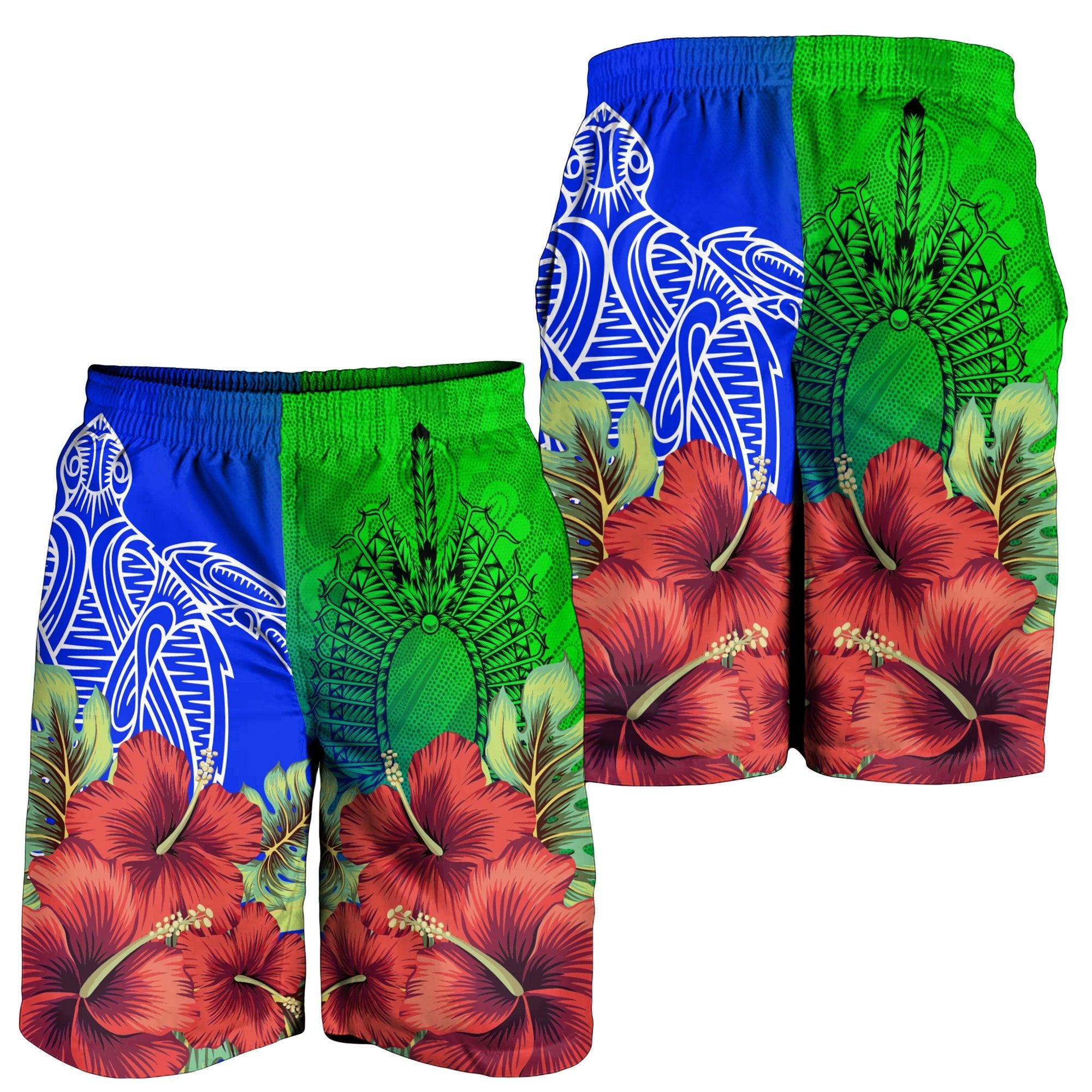 torres-strait-islanders-men-shorts-ocean-hibiscus