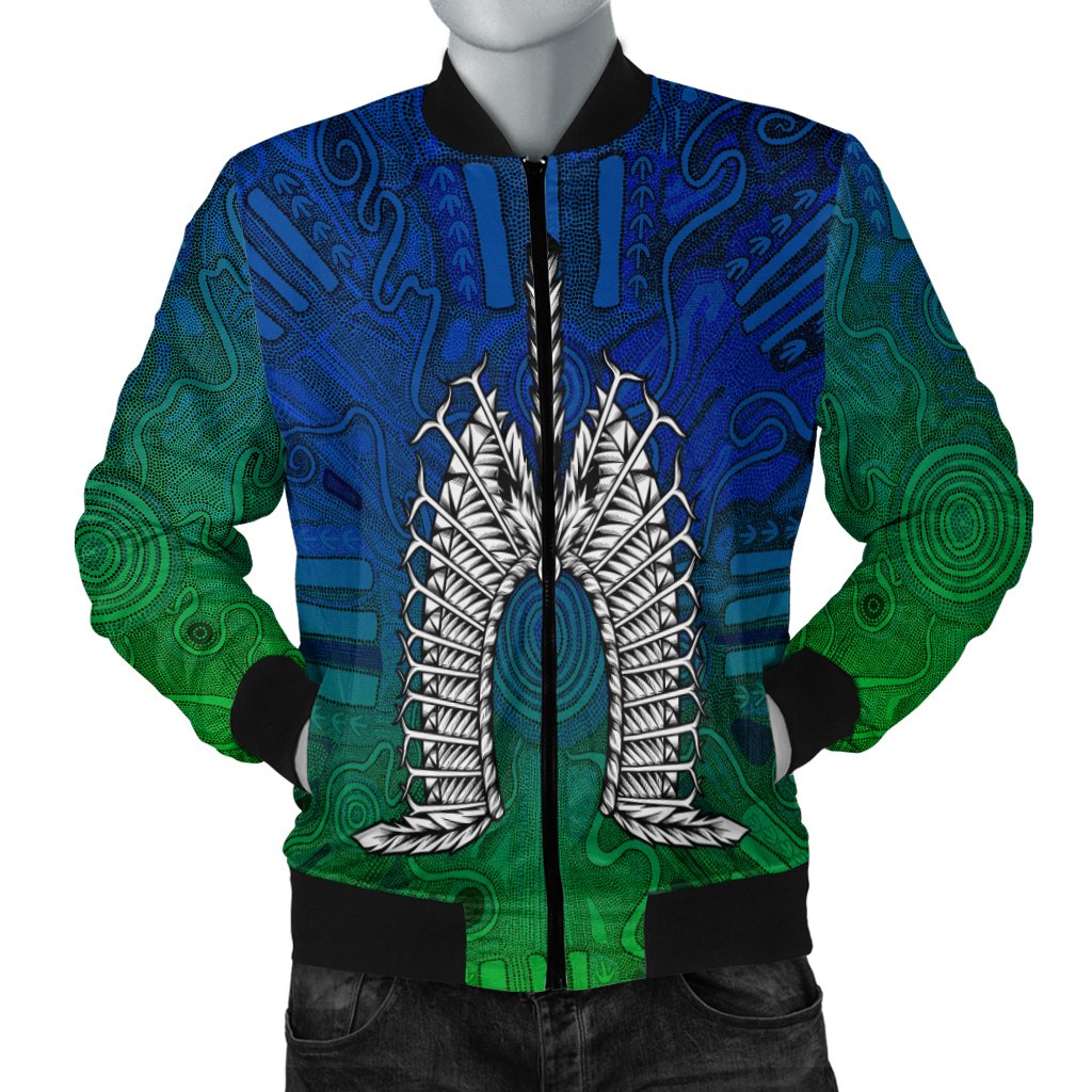 torres-strait-islander-womens-bomber-jacket-dhari-mask