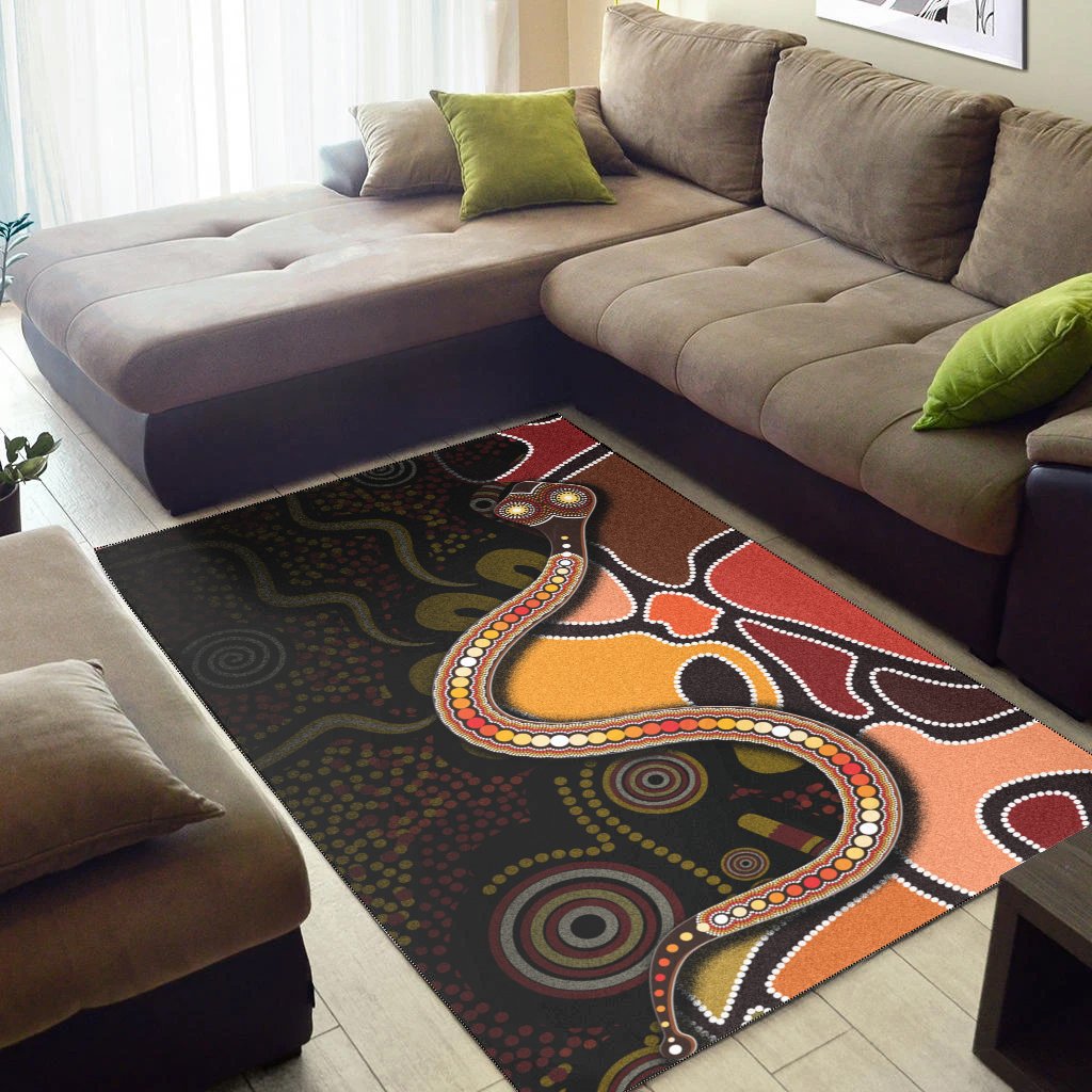 area-rug-aboriginal-snake-with-dot-painting