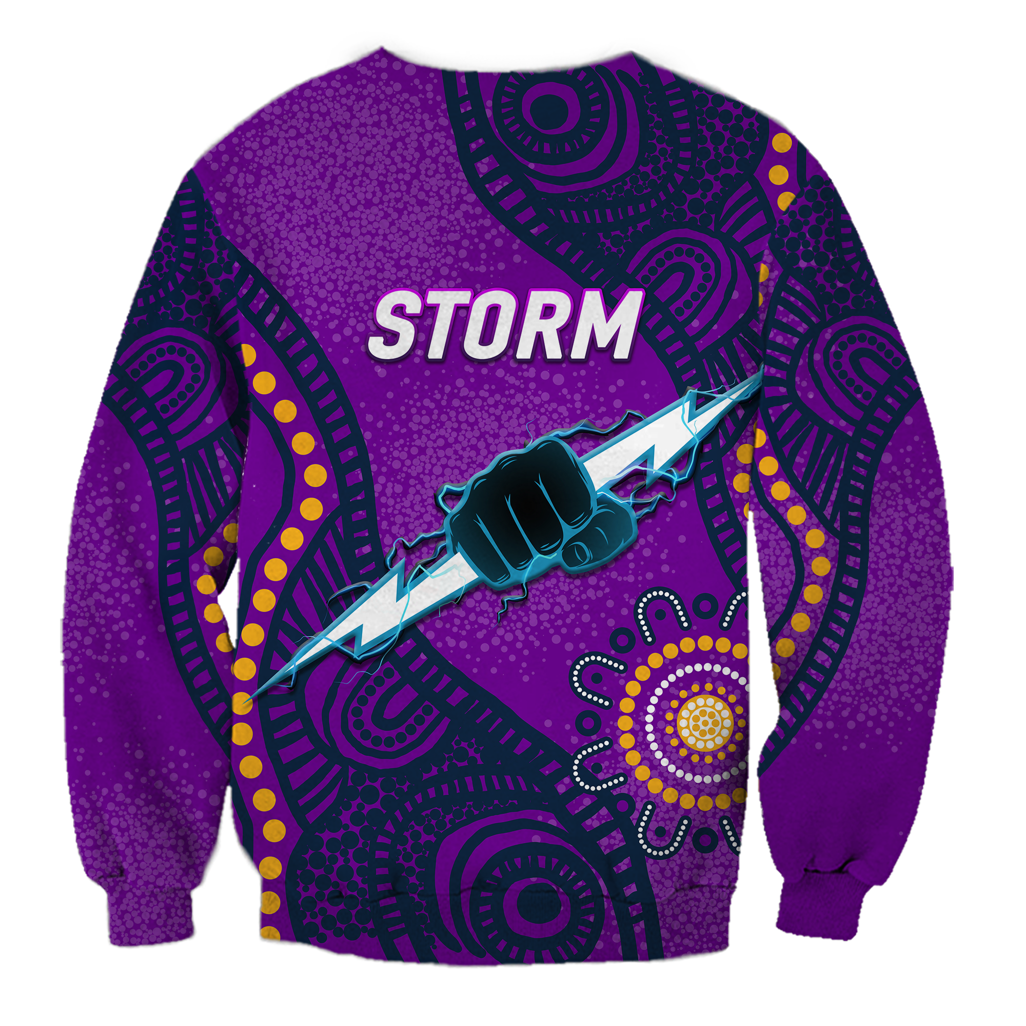 Storm Rugby 2022 Aboriginal Art Sweatshirt - LT12