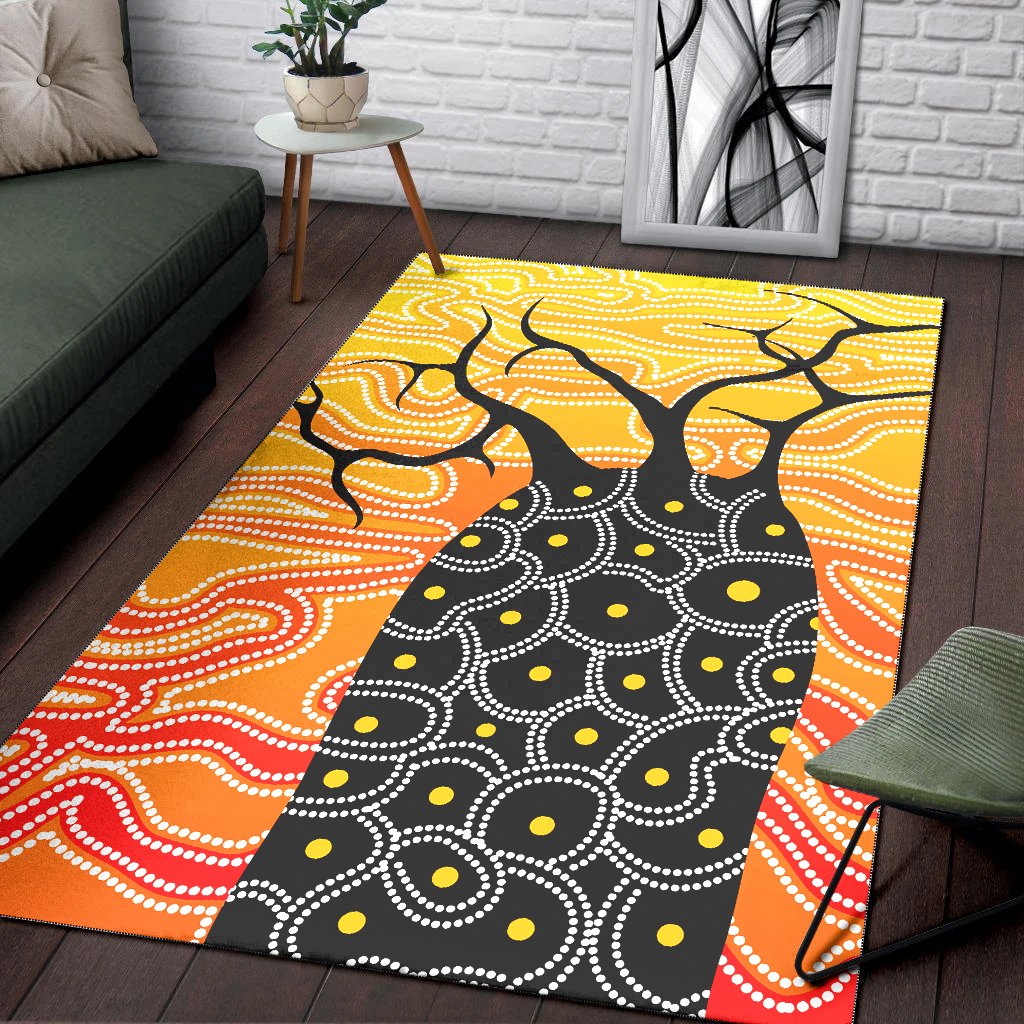 aboriginal-area-rug-boab-tree-aboriginal-style