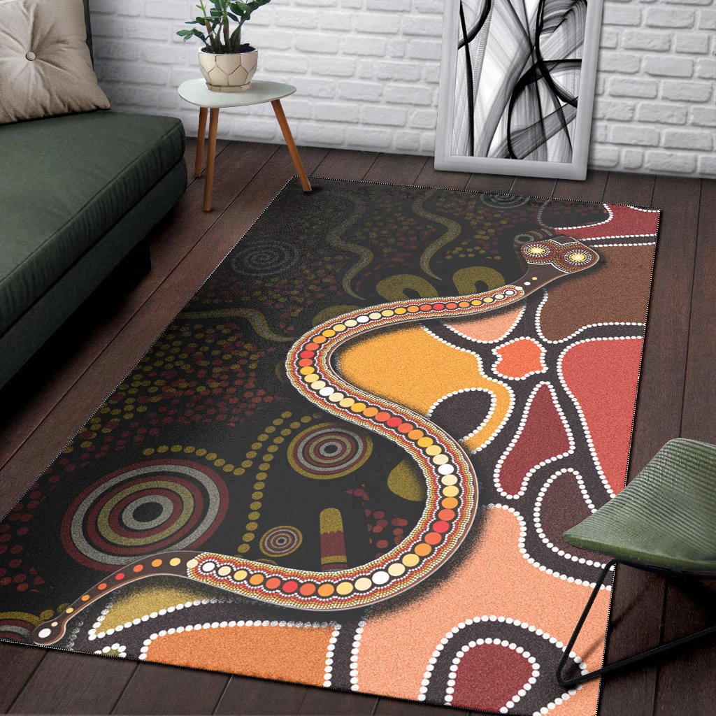 area-rug-aboriginal-snake-with-dot-painting