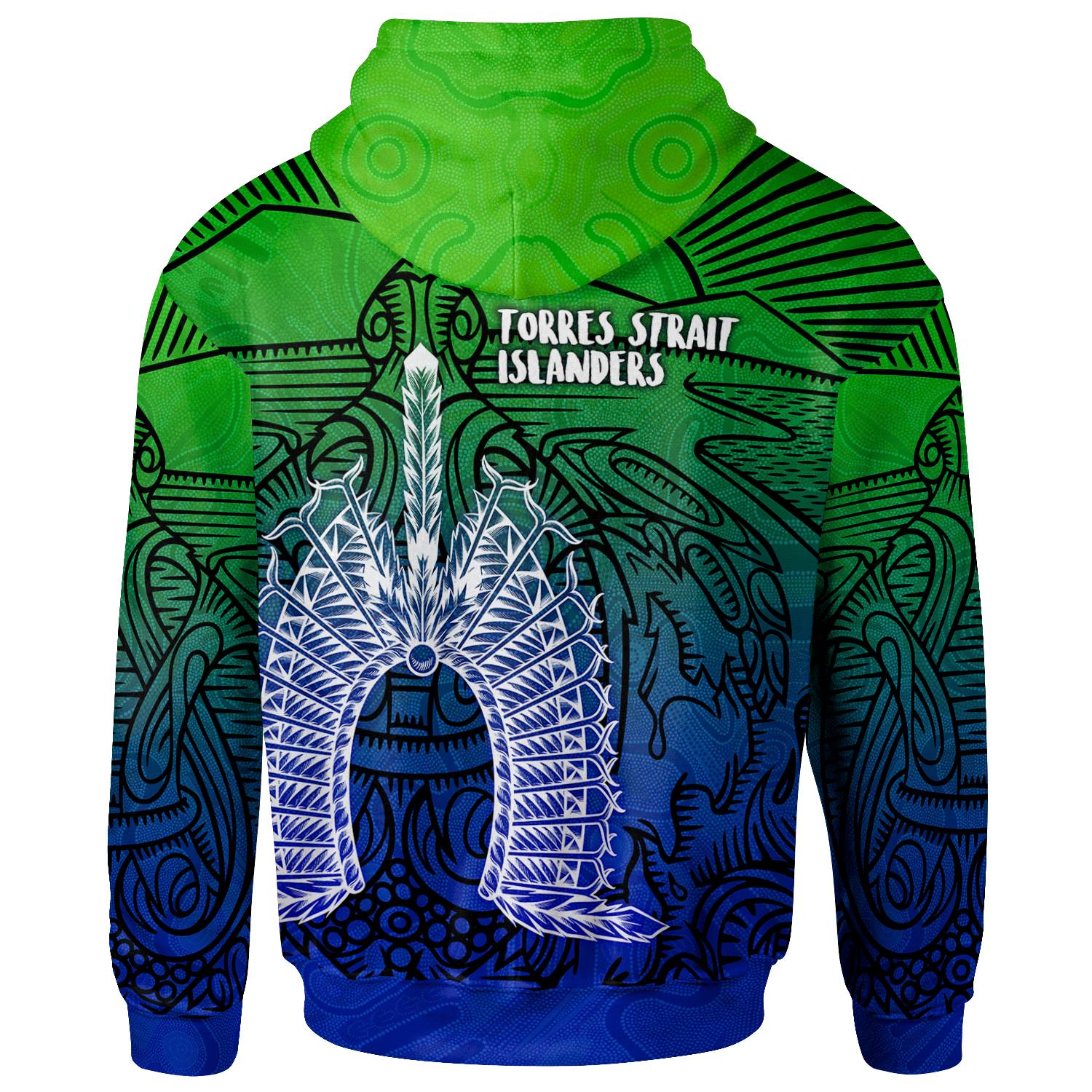 torres-strait-islanders-hoodie-turtle-and-dhari-mask