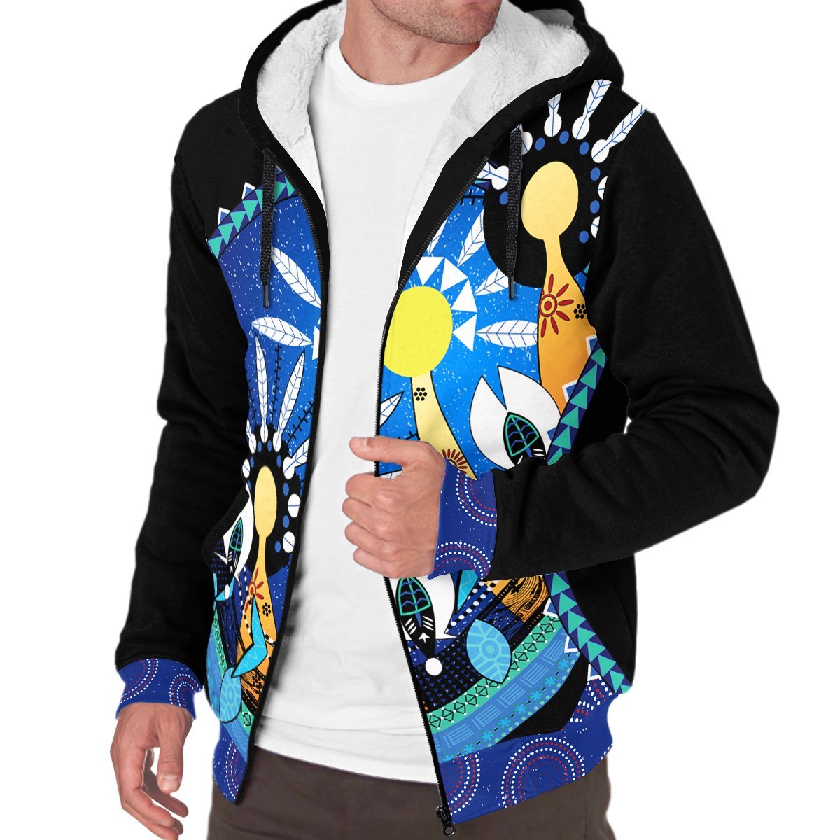 vibe-hoodie-torres-strait-sherpa-hoodie-dhari-mask-in-plam-tree-bn18-rlt20