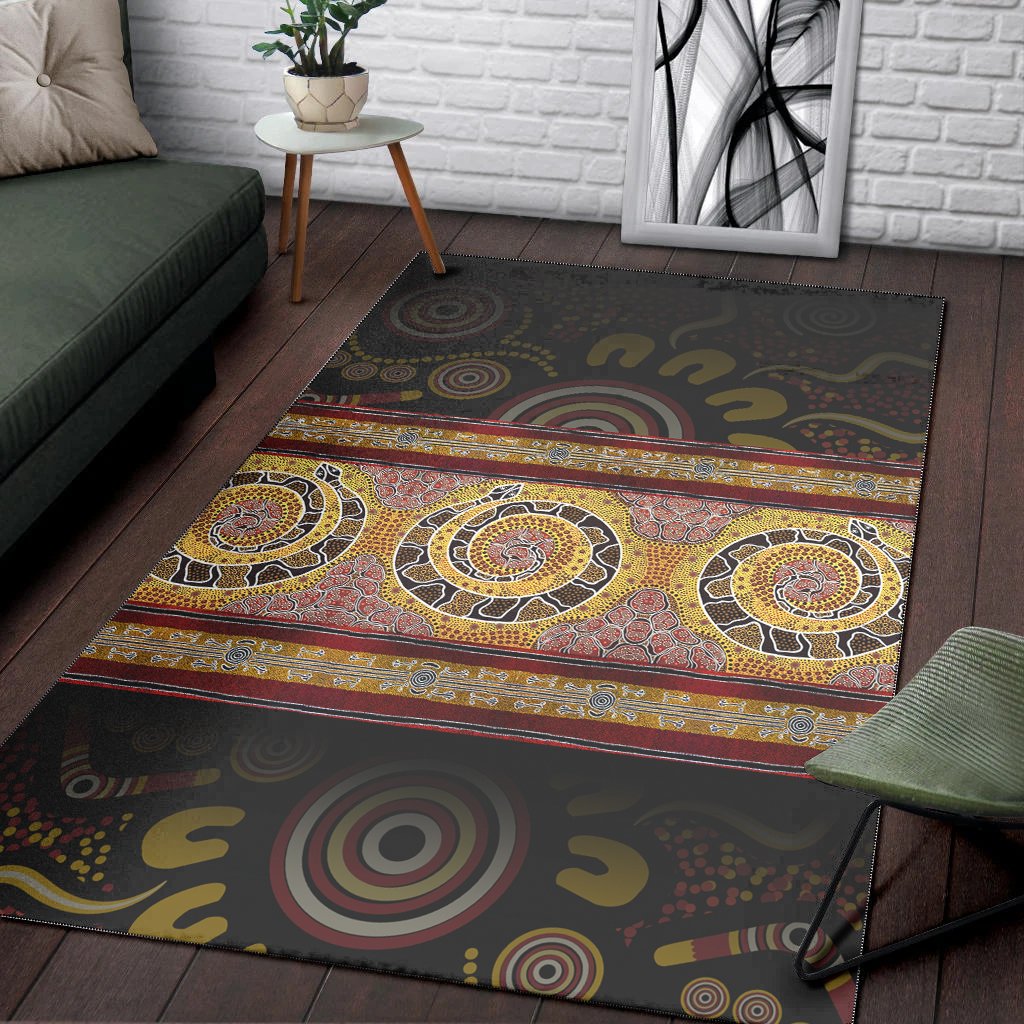 aboriginal-area-rug-snake-dot-panting-art