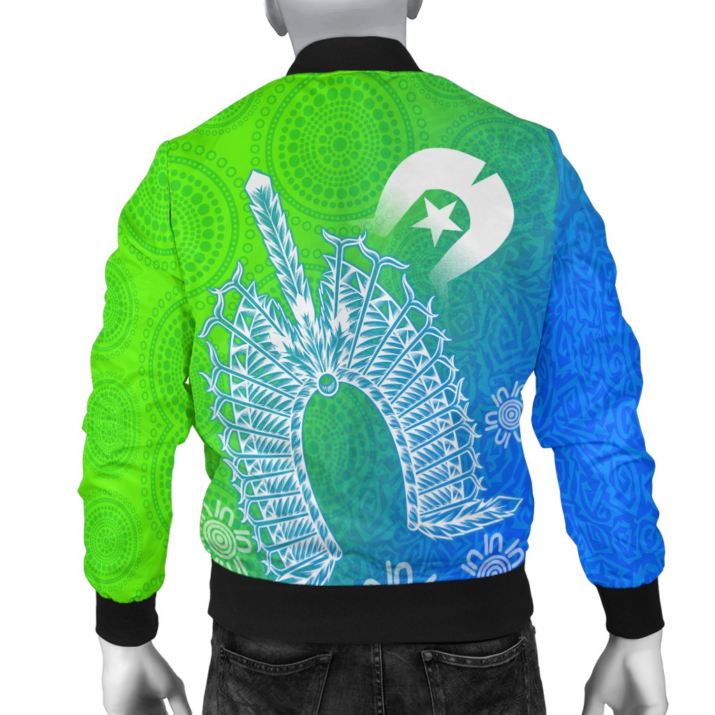 torres-strait-islander-mens-bomber-jacket-dhari-mask-ocean-style