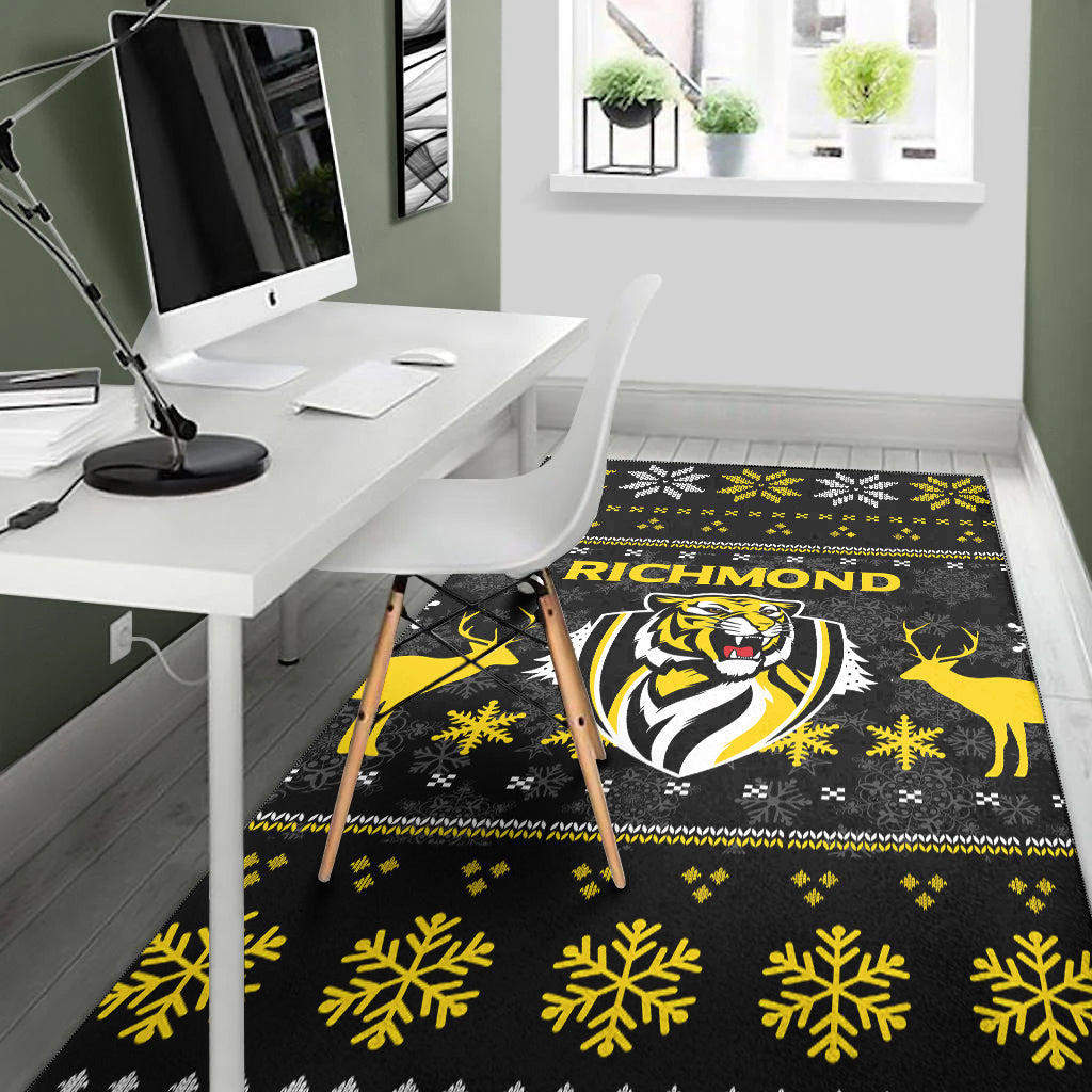 richmond-football-club-area-rug-christmas-ugly-style-lt12