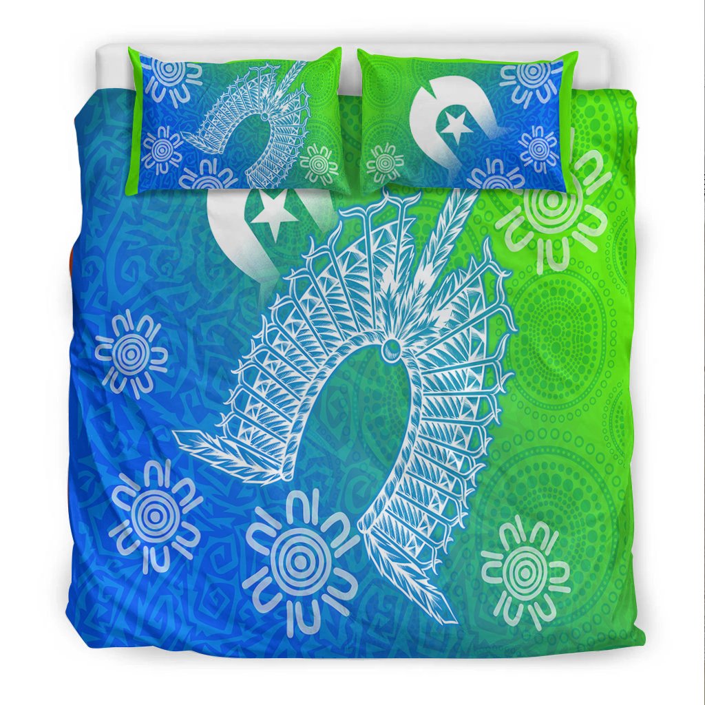 torres-strait-islander-bedding-set-dhari-mask-ocean-style