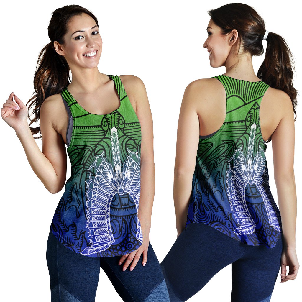 torres-strait-islanders-womens-racerback-tank-turtle-and-dhari-mask