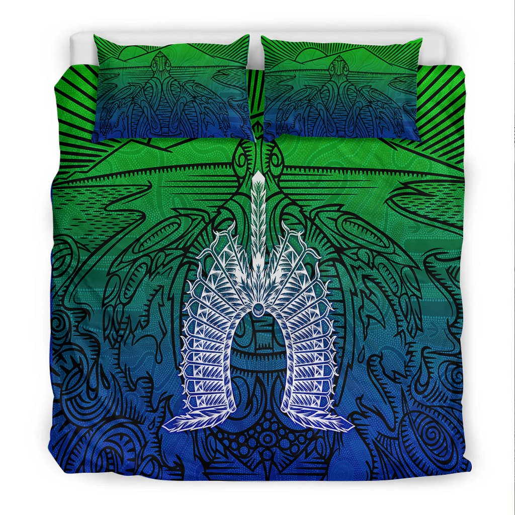 torres-strait-islanders-bedding-set-turtle-and-dhari-mask