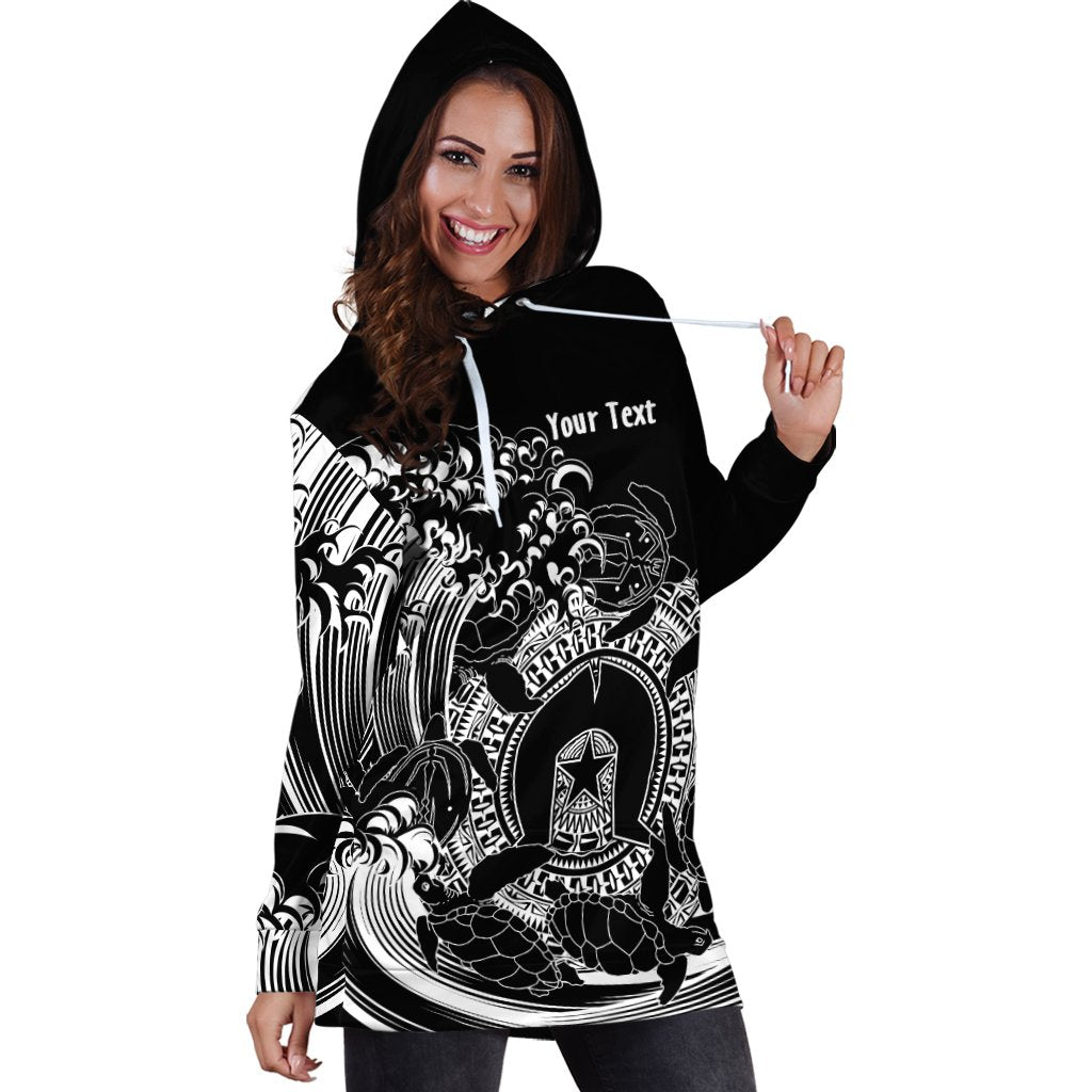 custom-aboriginal-hoodie-dress-torres-strait-islands-in-wave-black