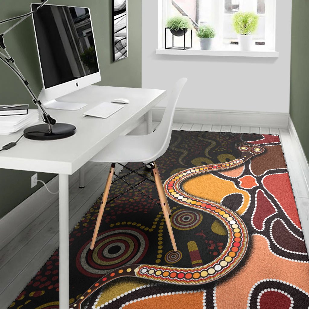 area-rug-aboriginal-snake-with-dot-painting