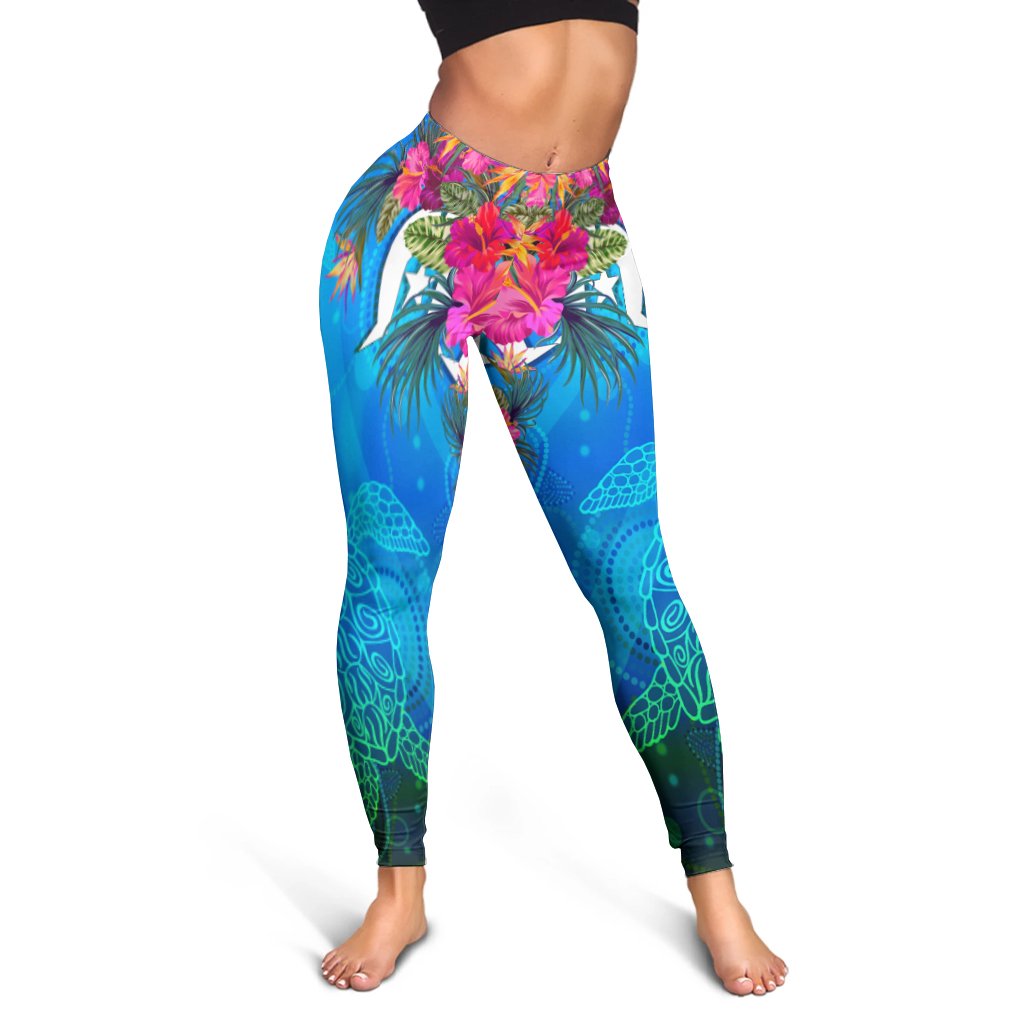 legging-torres-strait-blue-sea-with-hibiscus