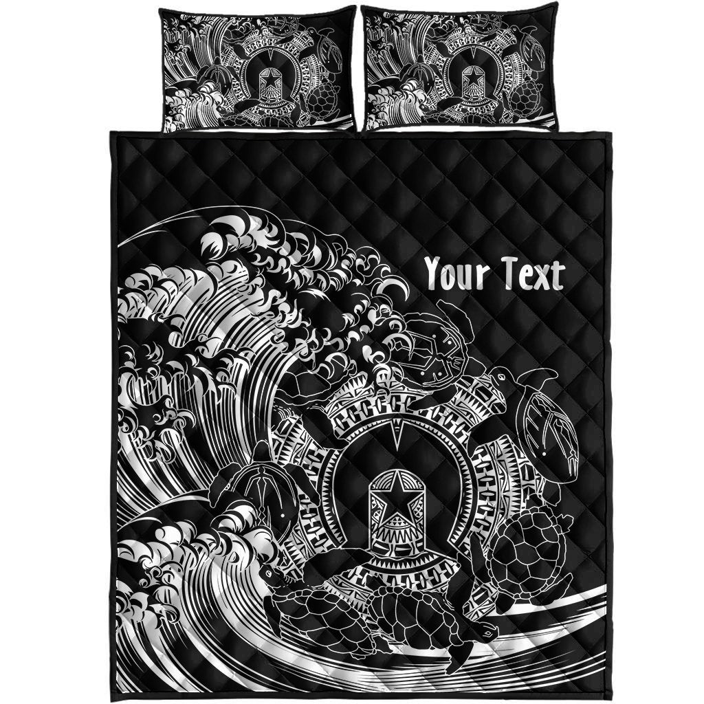 custom-aboriginal-quilt-bed-set-torres-strait-islands-in-wave-black