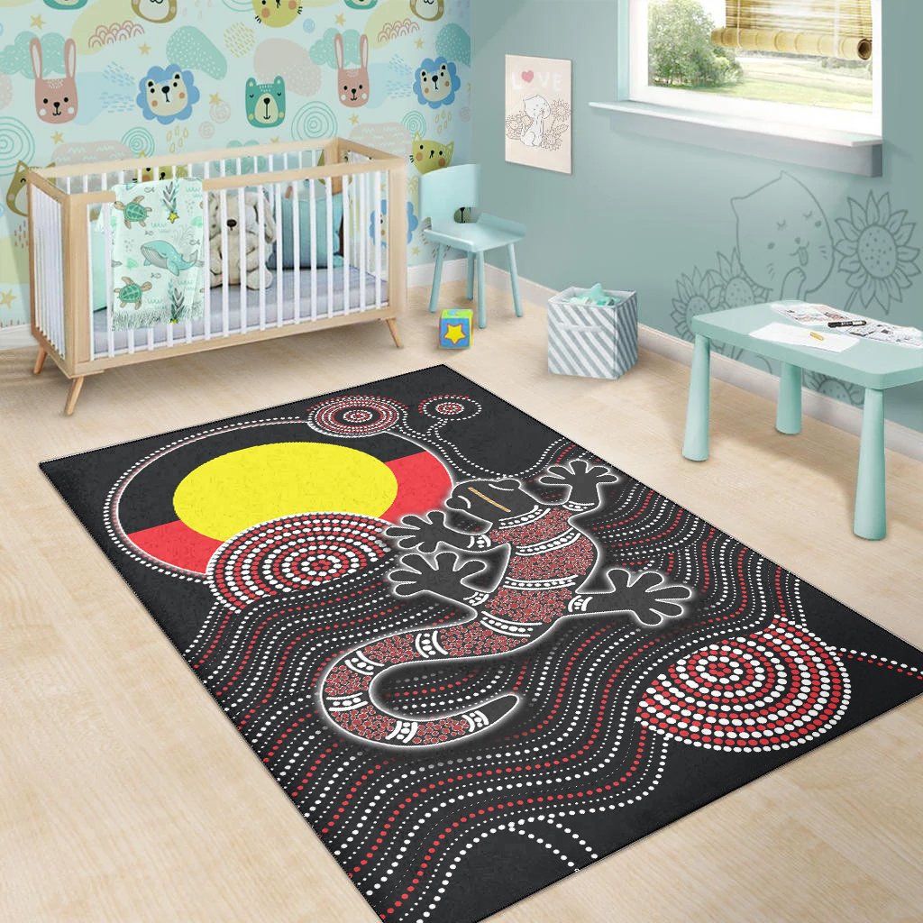 aboriginal-area-rug-aboriginal-gecko-with-sun