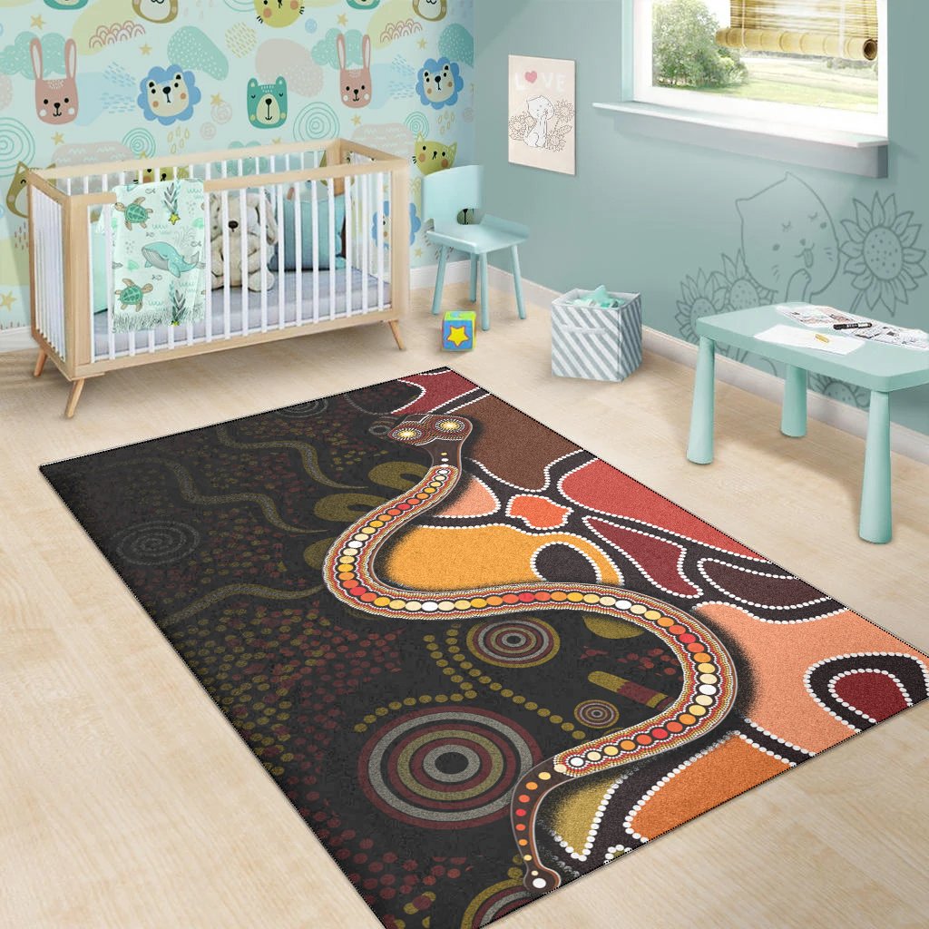 area-rug-aboriginal-snake-with-dot-painting