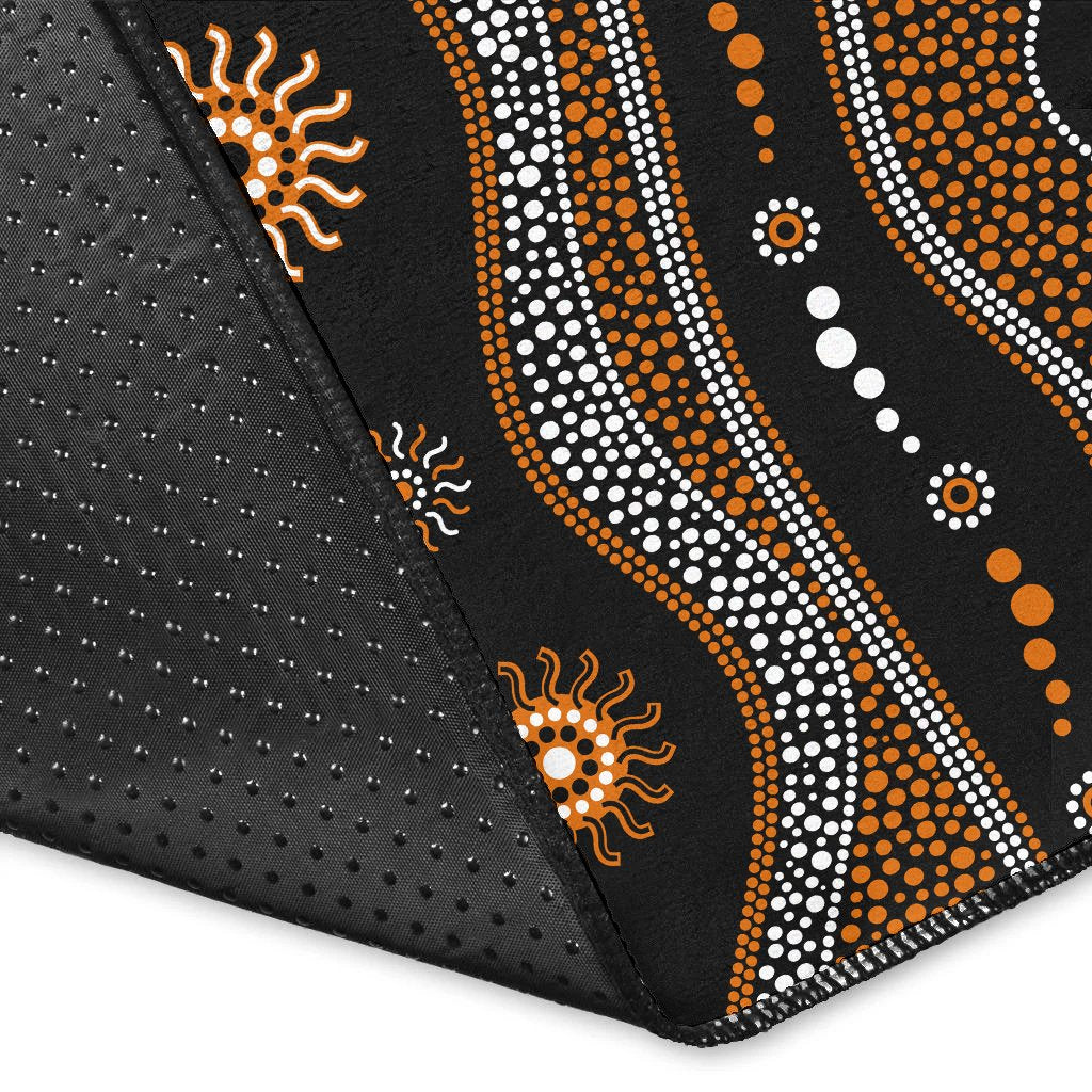 aboriginal-area-rug-aboriginal-pattern-black-style