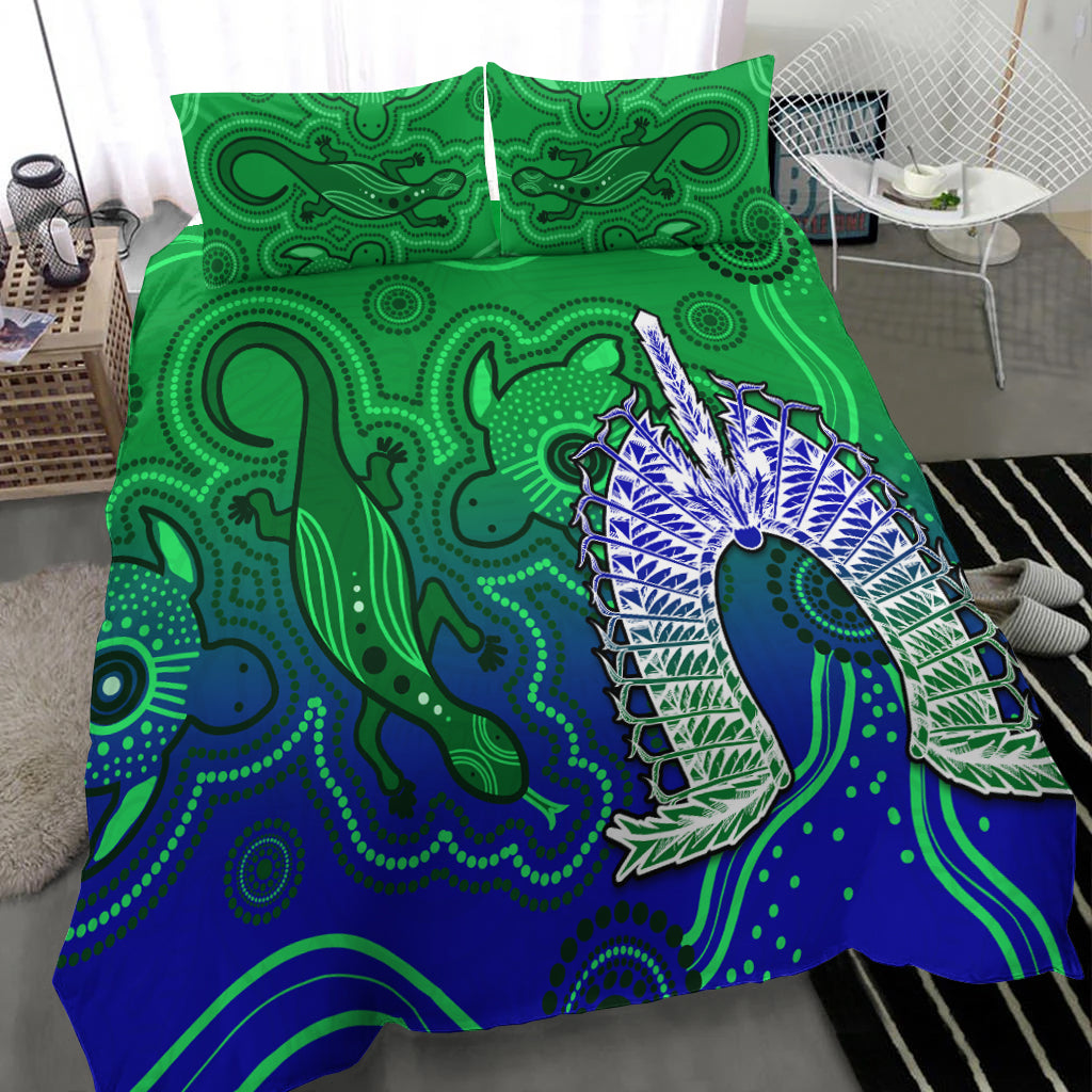 torres-strait-islands-bedding-set-aboriginal-art-lizard-symbol-peace-lt13