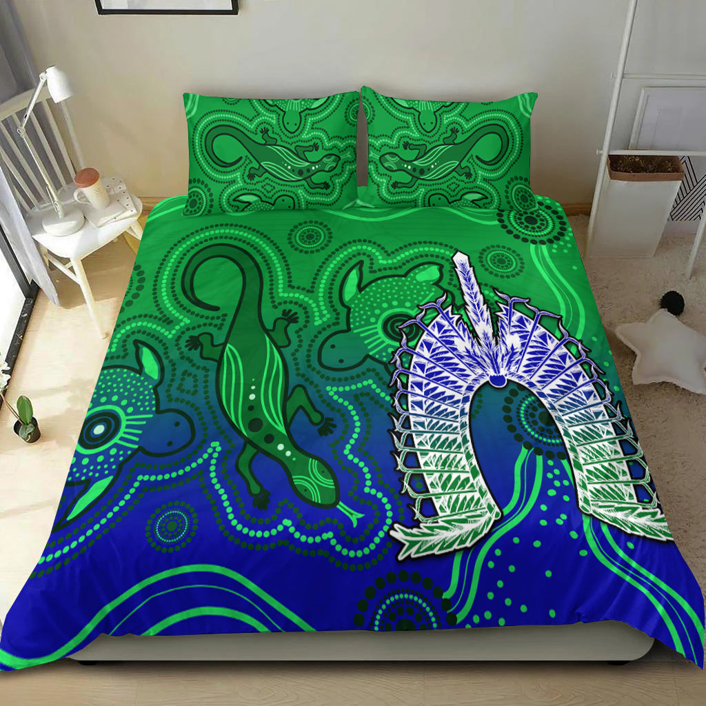 torres-strait-islands-bedding-set-aboriginal-art-lizard-symbol-peace-lt13