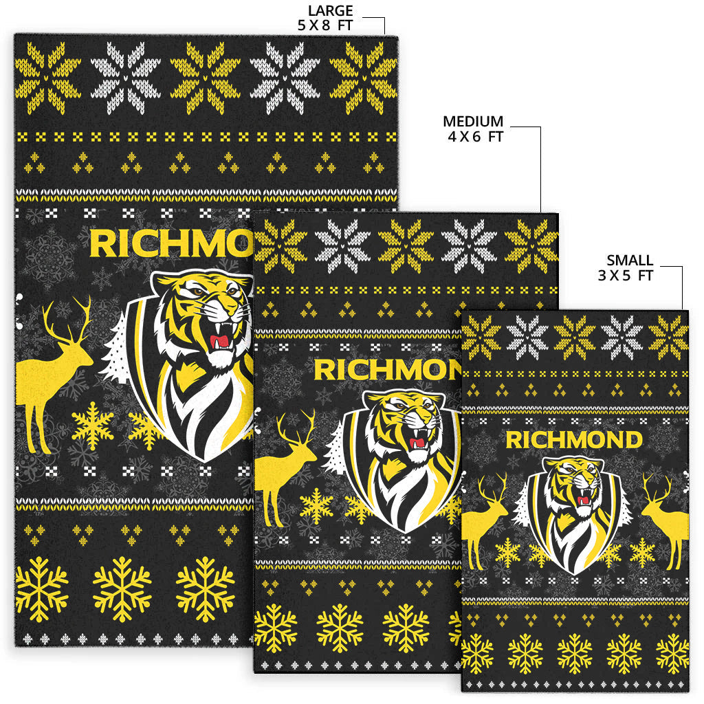 richmond-football-club-area-rug-christmas-ugly-style-lt12