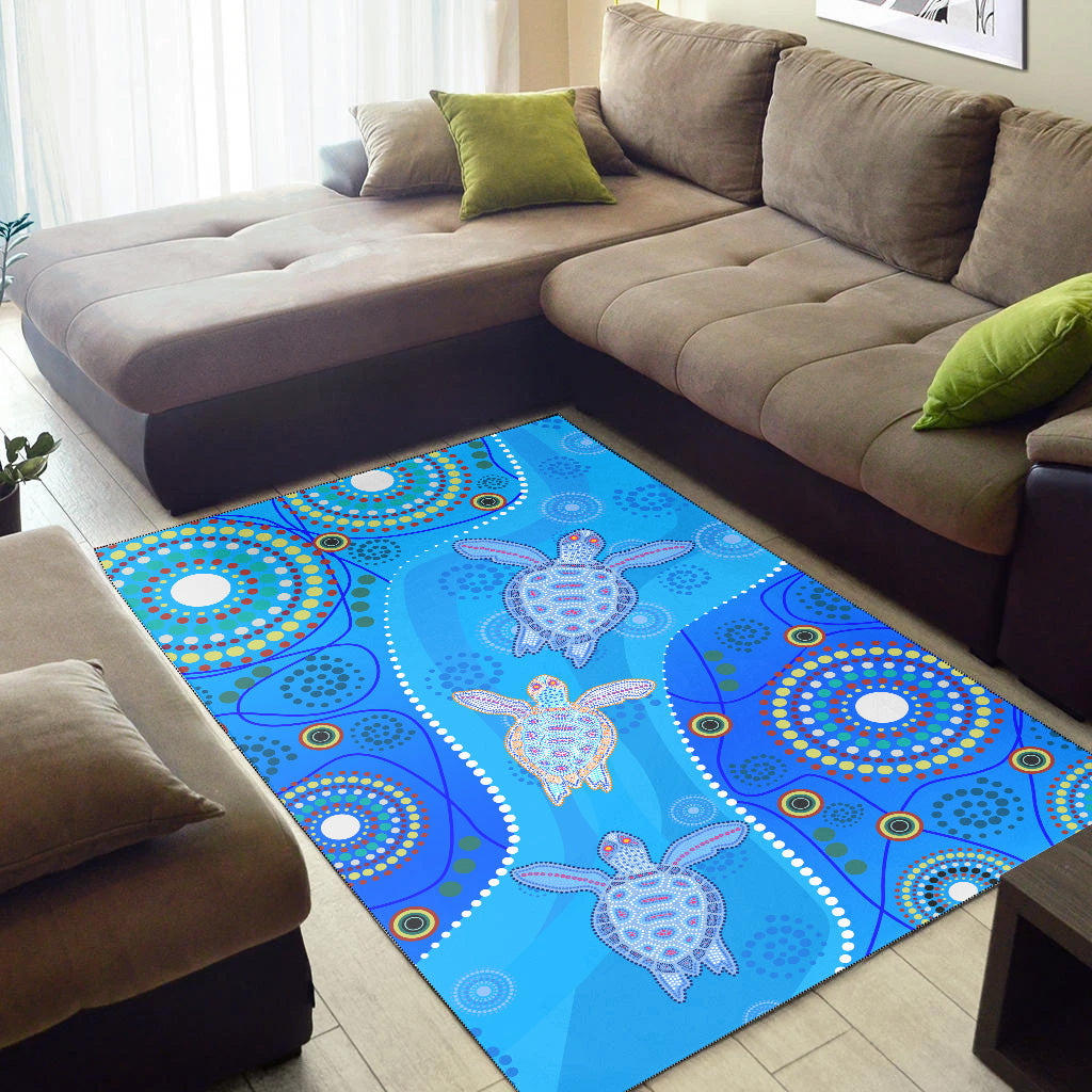 aboriginal-art-turtle-area-rug-indigenous-simple-vibes-lt8