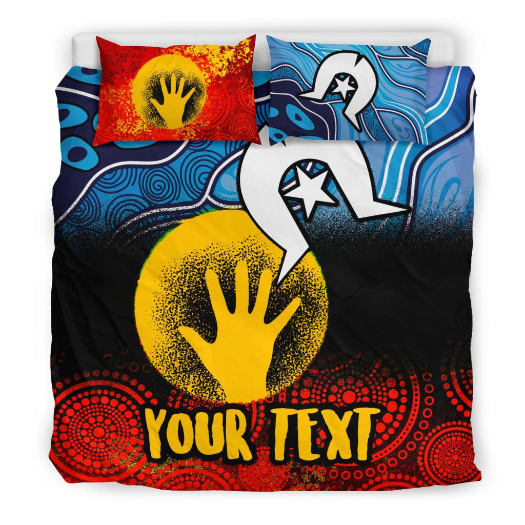 custom-aboriginal-bedding-set-aboriginal-and-torres-strait-islanders-flag