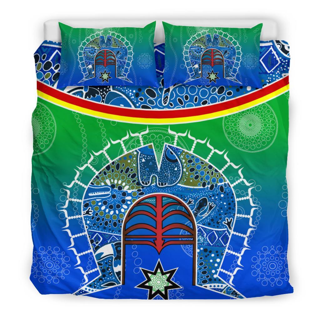 bedding-set-torres-strait-symbol-with-aboriginal-patterns