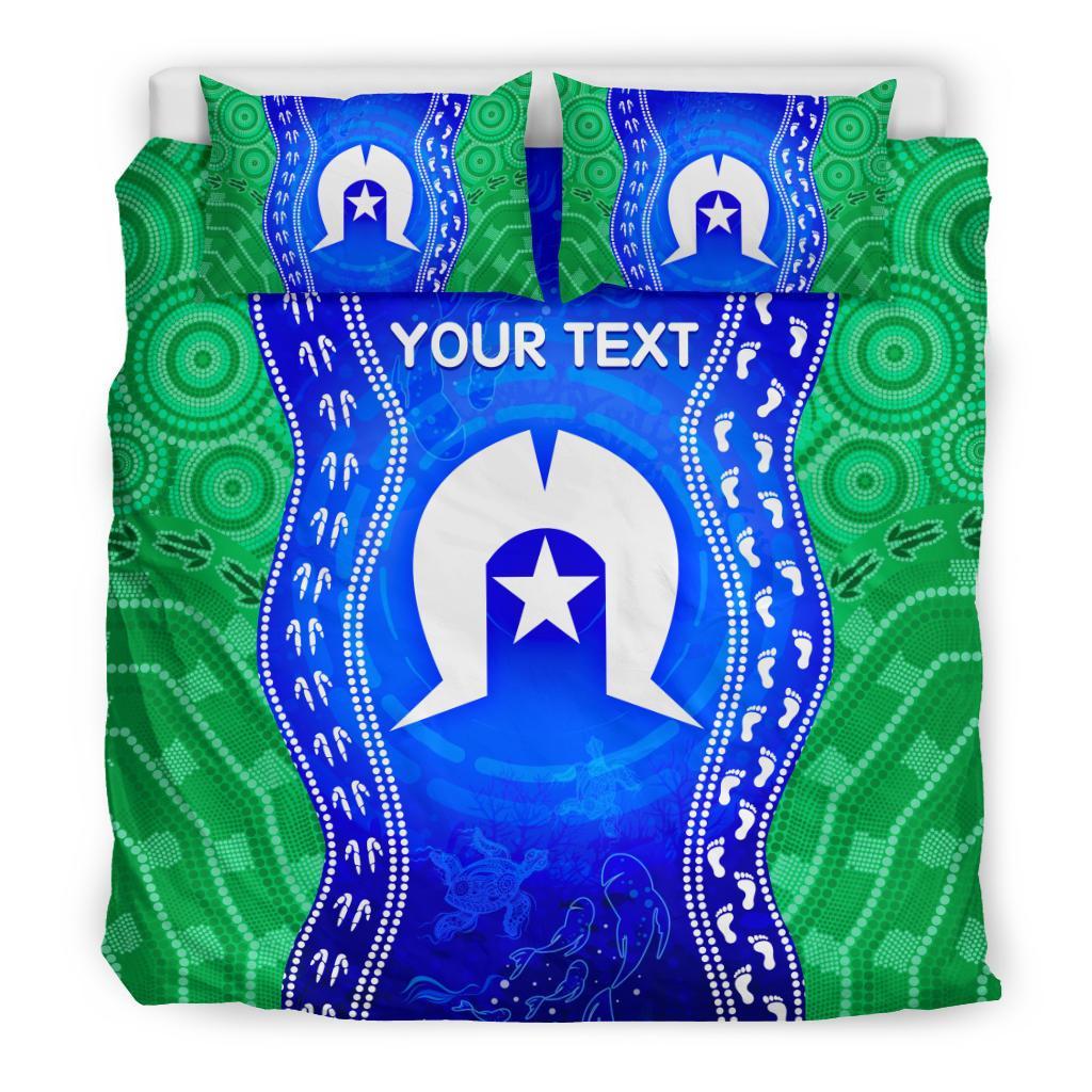 custom-torres-strait-islanders-bedding-set-torres-symbol-with-aboriginal-patterns