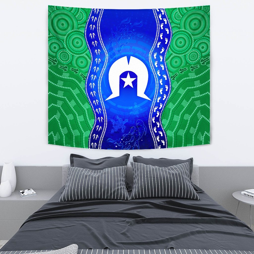 torres-strait-islanders-tapestry-torres-symbol-with-aboriginal-patterns