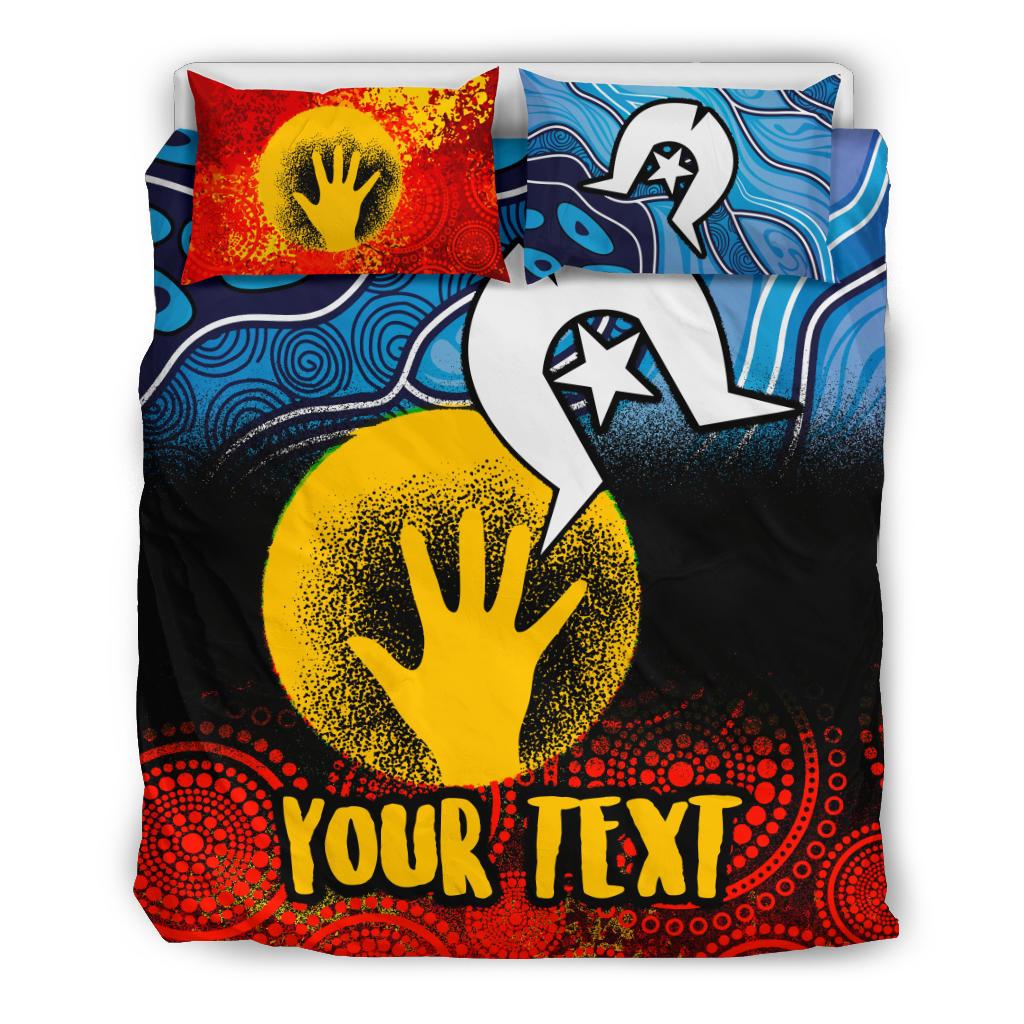 custom-aboriginal-bedding-set-aboriginal-and-torres-strait-islanders-flag