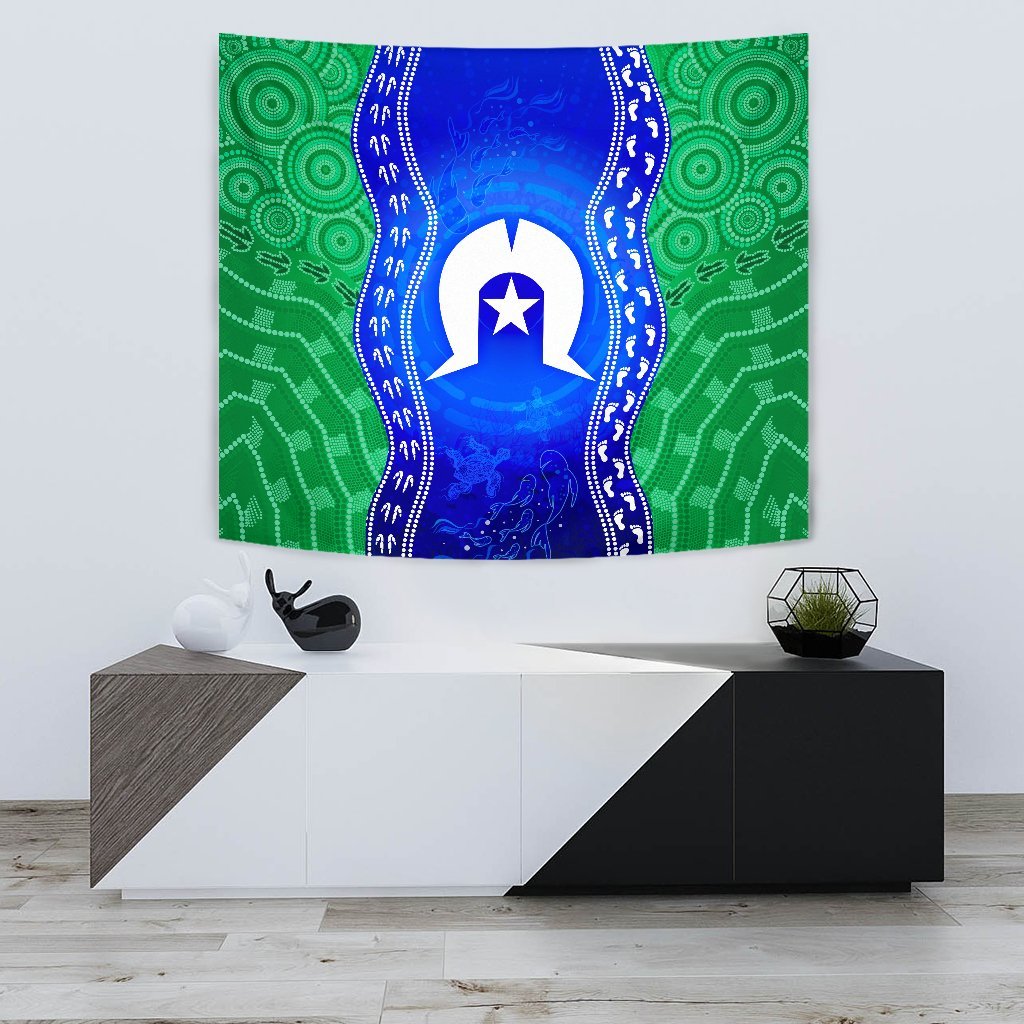 torres-strait-islanders-tapestry-torres-symbol-with-aboriginal-patterns