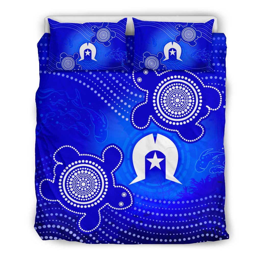 torres-strait-islanders-bedding-set-torres-symbol-with-turtle