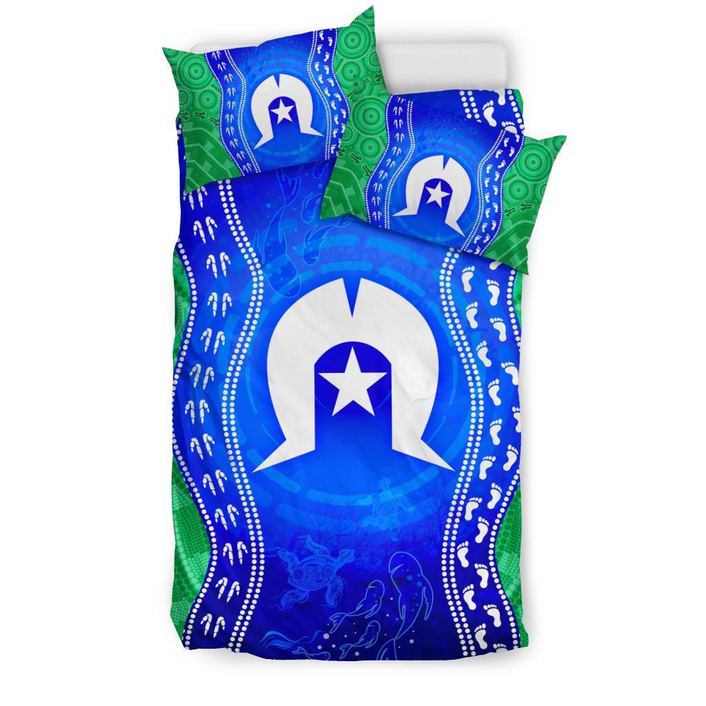 torres-strait-islanders-bedding-set-torres-symbol-with-aboriginal-patterns