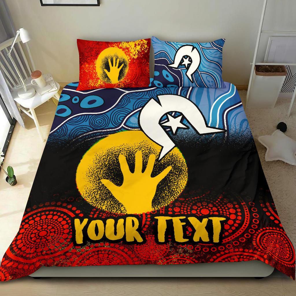 custom-aboriginal-bedding-set-aboriginal-and-torres-strait-islanders-flag