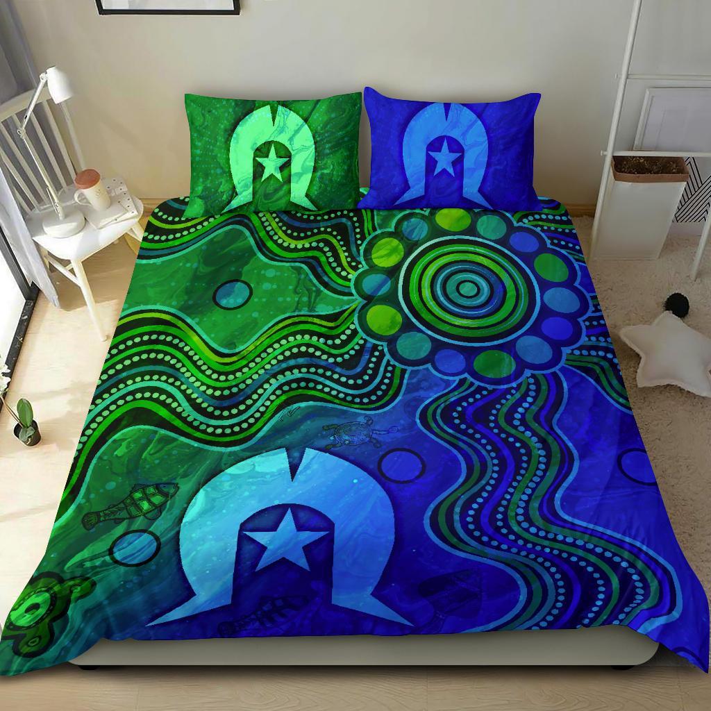 aboriginal-bedding-set-torres-strait-islands-flag