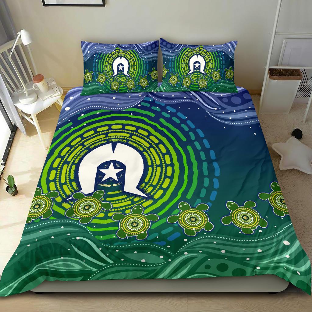 torres-strait-islanders-bedding-set-aboriginal-turtle