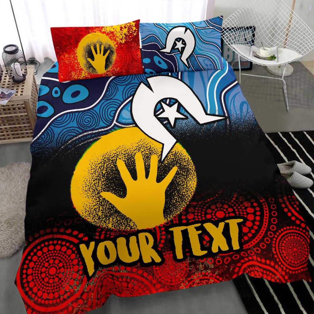 custom-aboriginal-bedding-set-aboriginal-and-torres-strait-islanders-flag