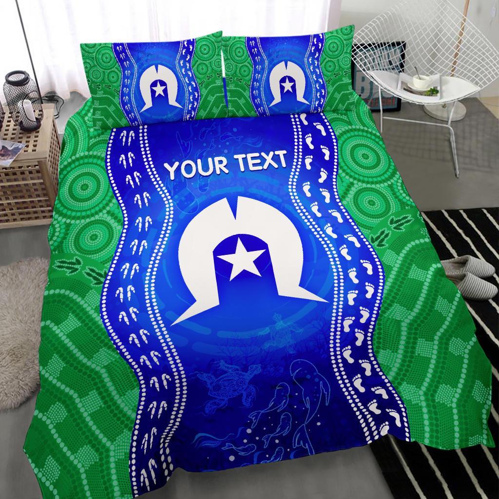 custom-torres-strait-islanders-bedding-set-torres-symbol-with-aboriginal-patterns