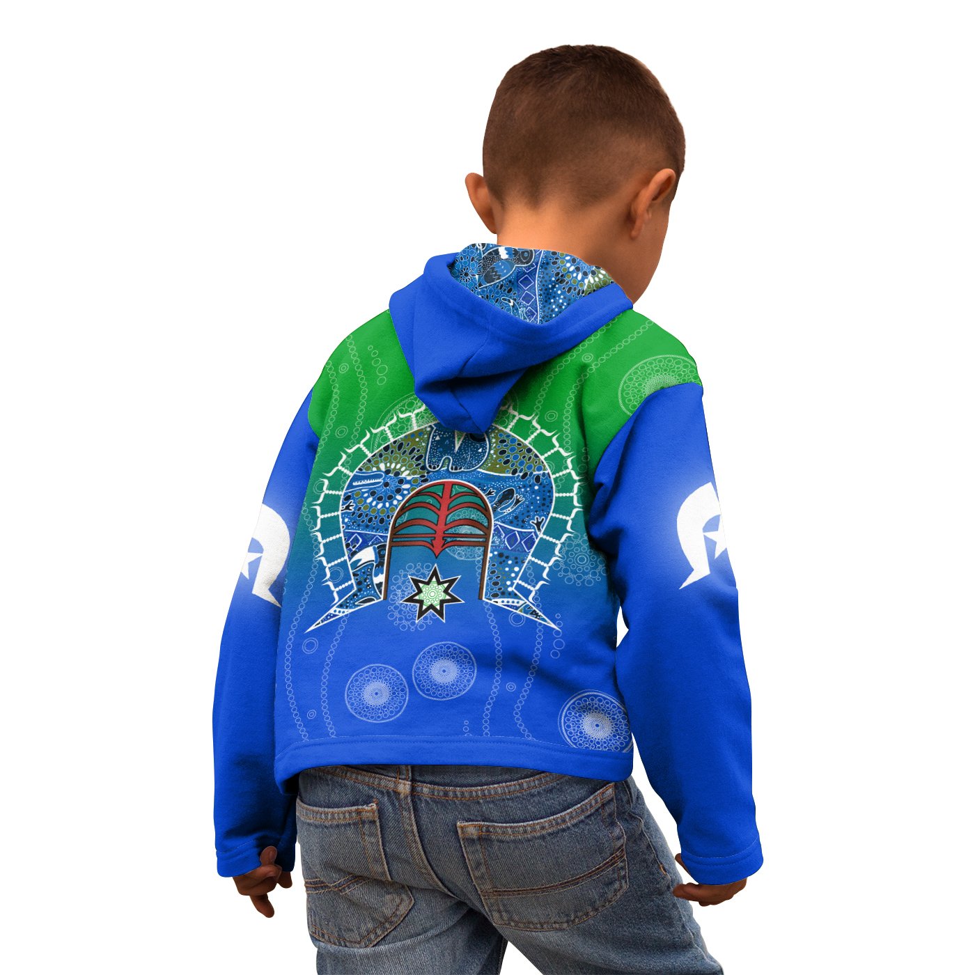 personalised-hoodie-kids-torres-strait-symbol-with-aboriginal-patterns