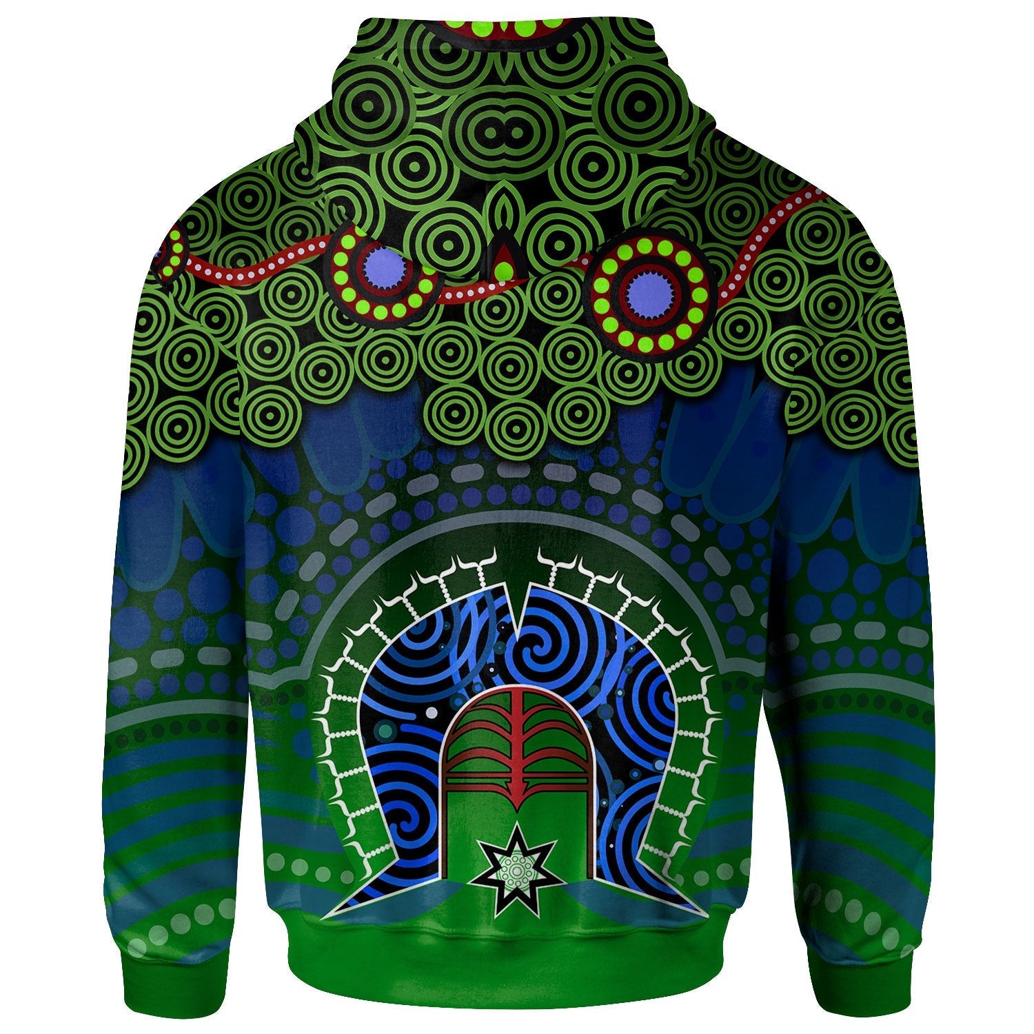 torres-strait-hoodie-dhari-and-dot-patterns