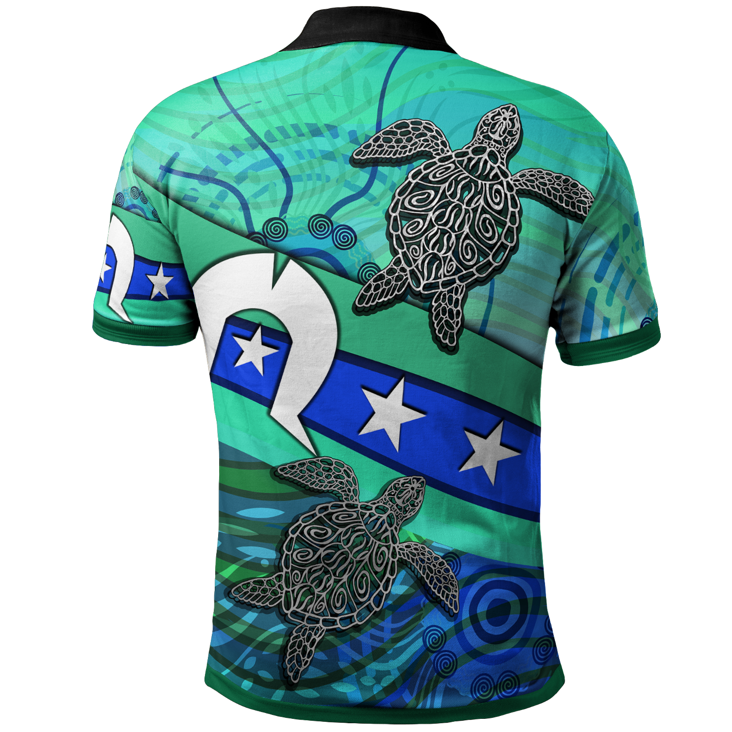 polo-shirt-torres-strait-flag-and-turtle