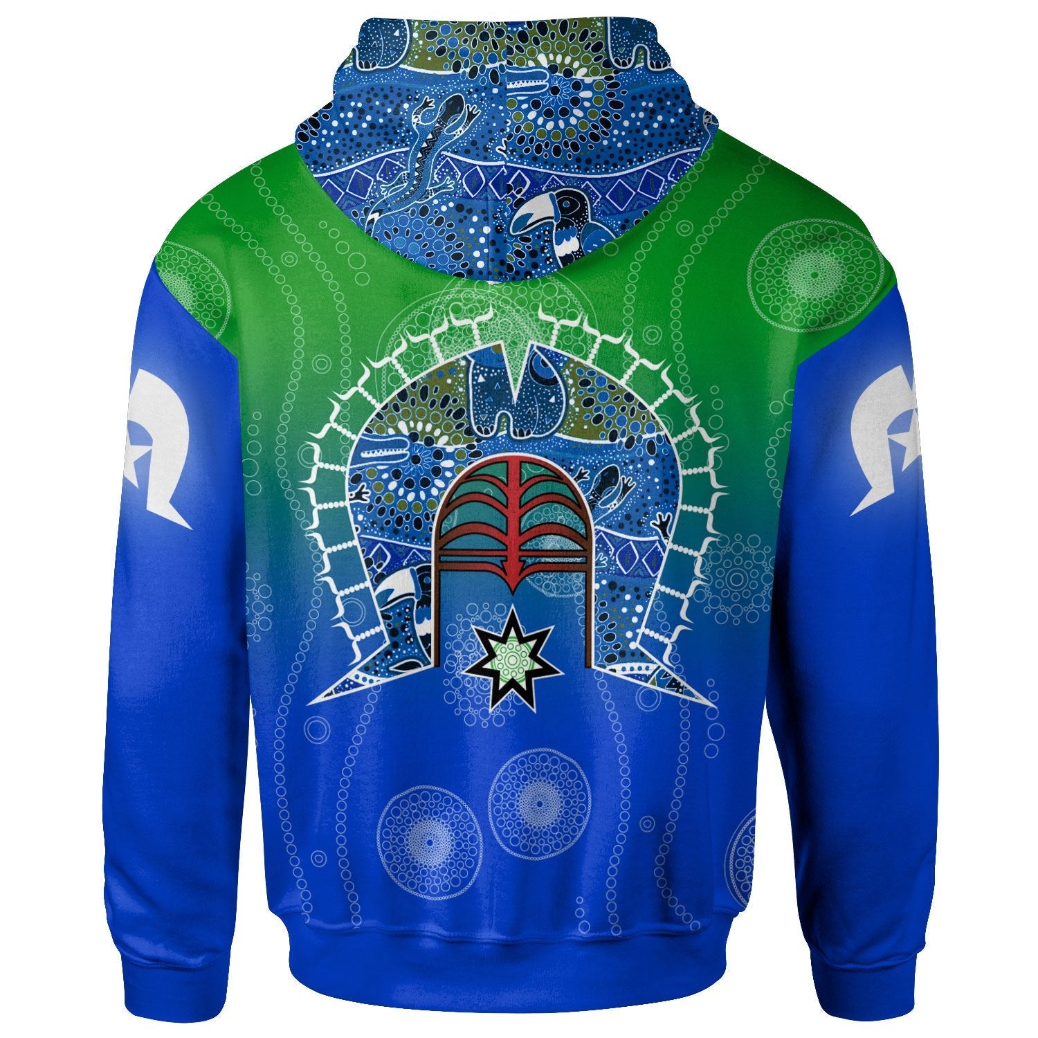 hoodie-torres-strait-symbol-with-aboriginal-patterns