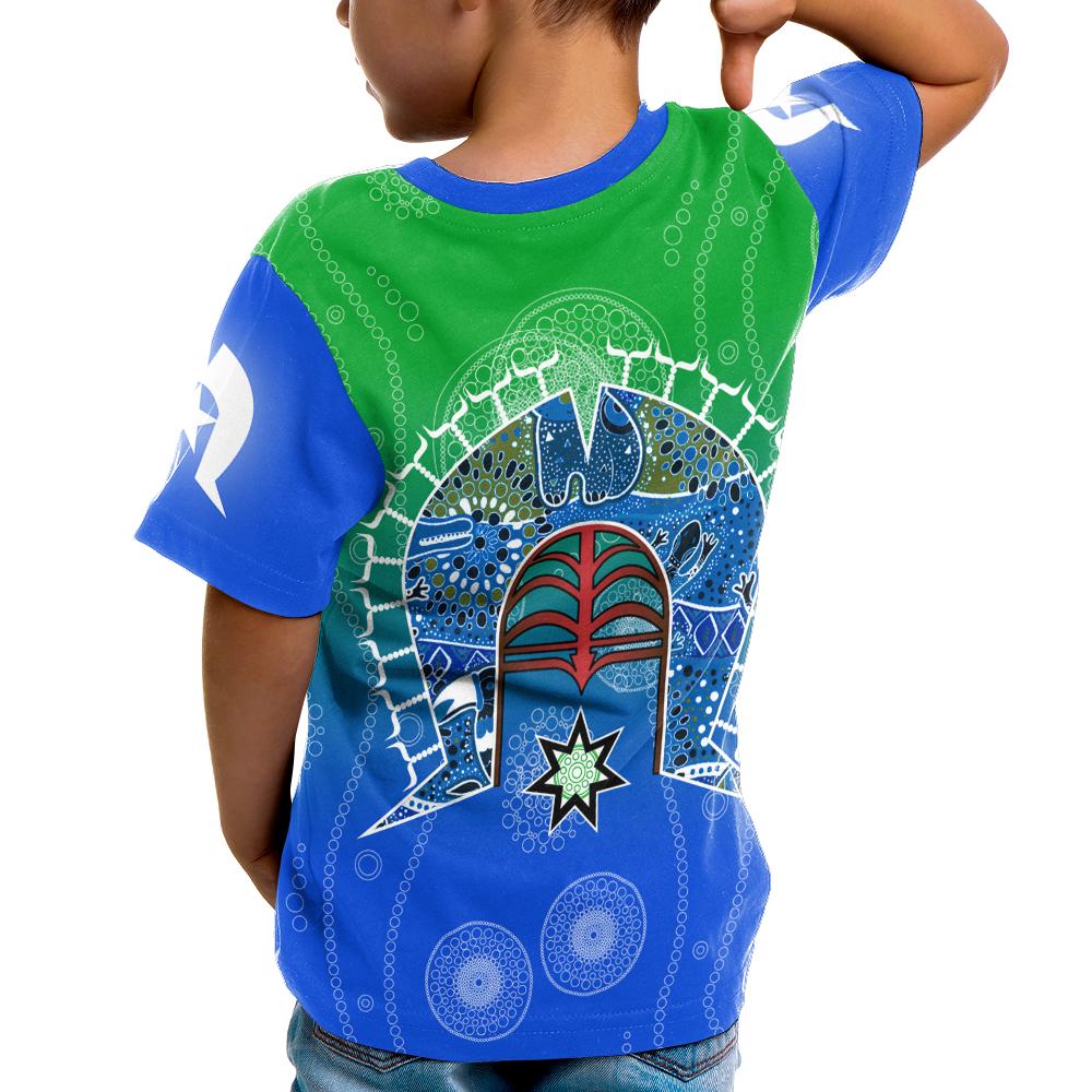 personalised-t-shirt-kids-torres-strait-symbol-with-aboriginal-patterns