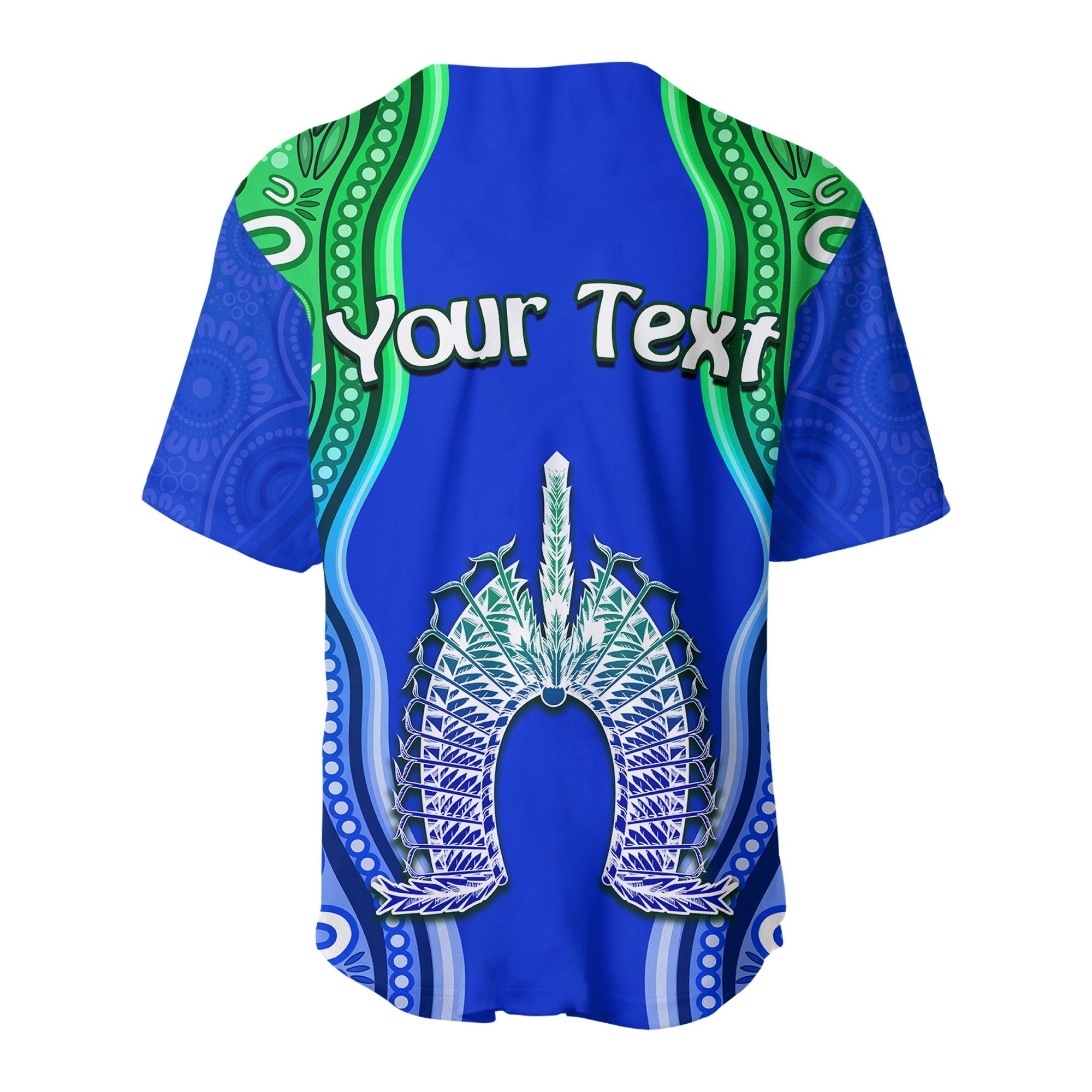 custom-personalised-torres-strait-islands-baseball-jersey-the-dhari-mix-aboriginal-turtle-version-blue-lt13