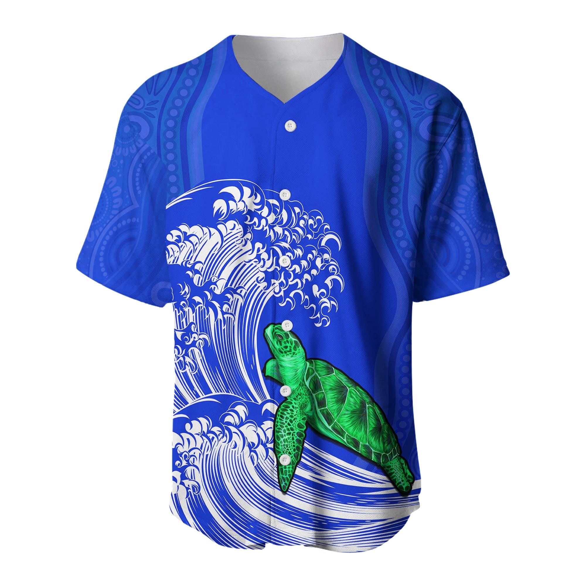 torres-strait-islands-baseball-jersey-the-dhari-mix-aboriginal-turtle-version-blue-lt13